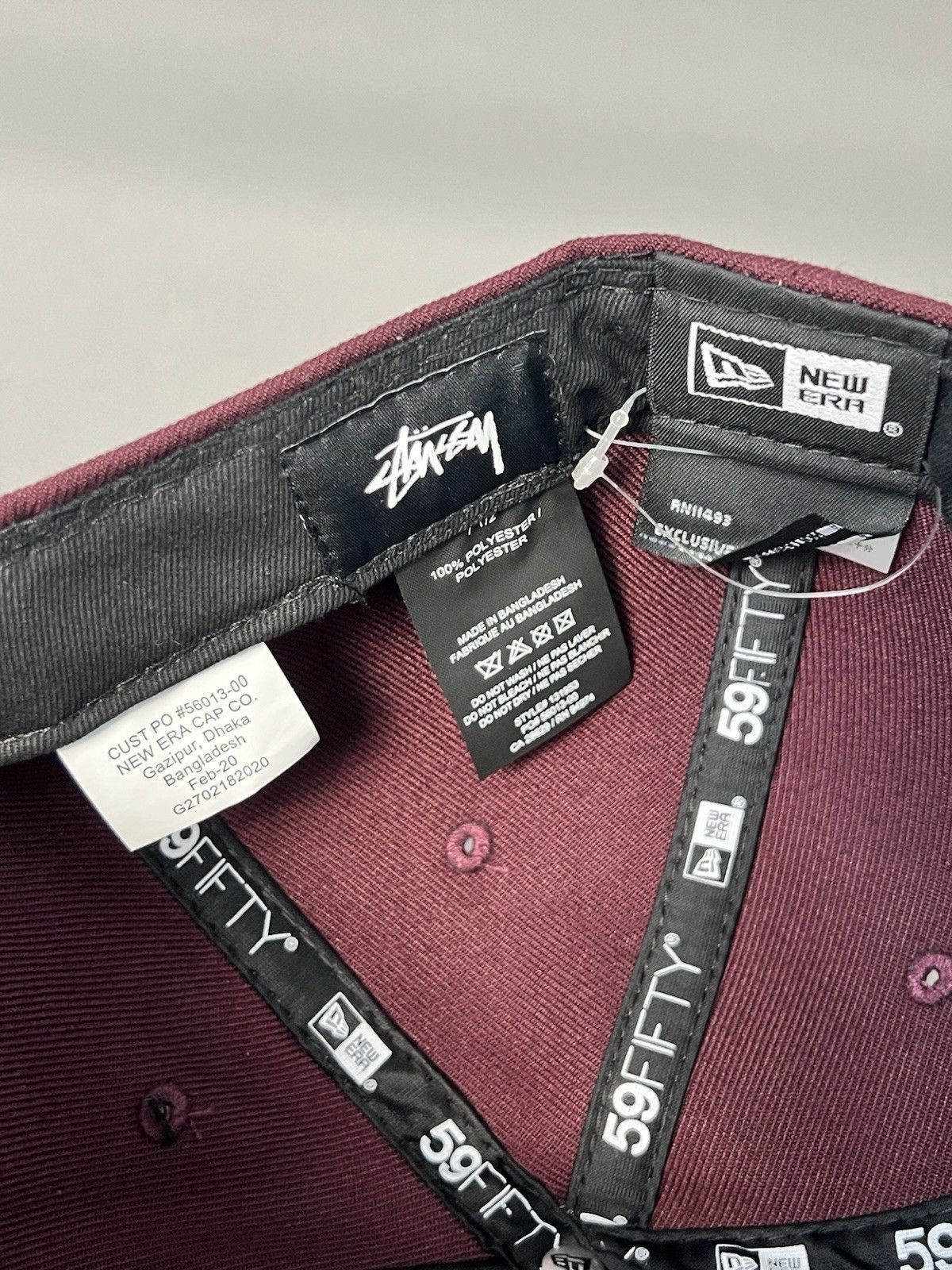 New Era × Stussy Stussy x New Era 59FIFTY Japan Undftd Aime Hat Sz 7 1/2 Size ONE SIZE - 9 Thumbnail
