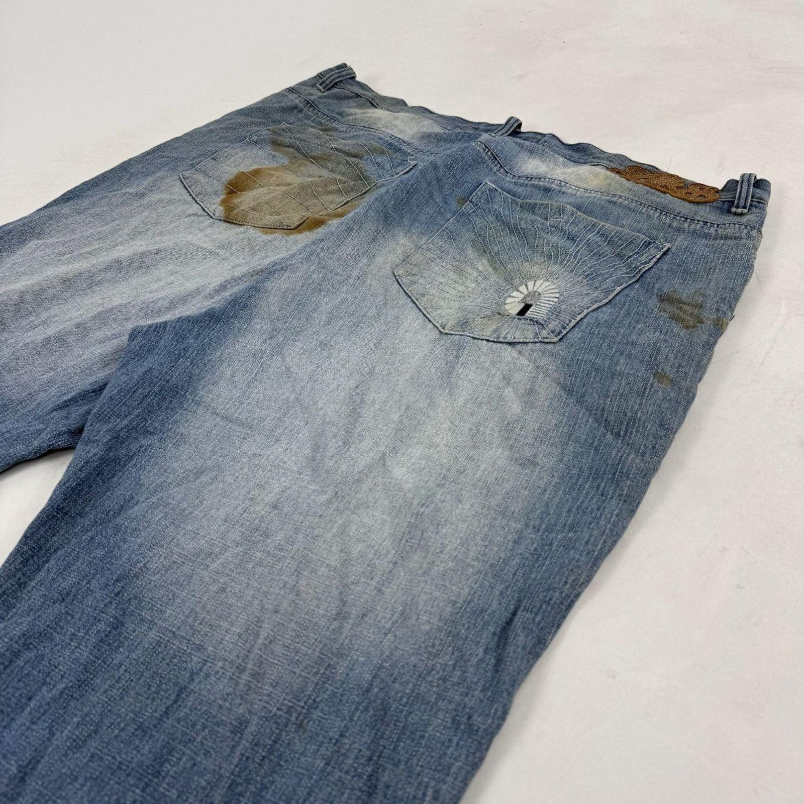 Akademiks × JNCO × Vintage Vintage y2k akademiks grunge archive baggy wide leg jeans Size US 44 / EU 60 - 2 Thumbnail