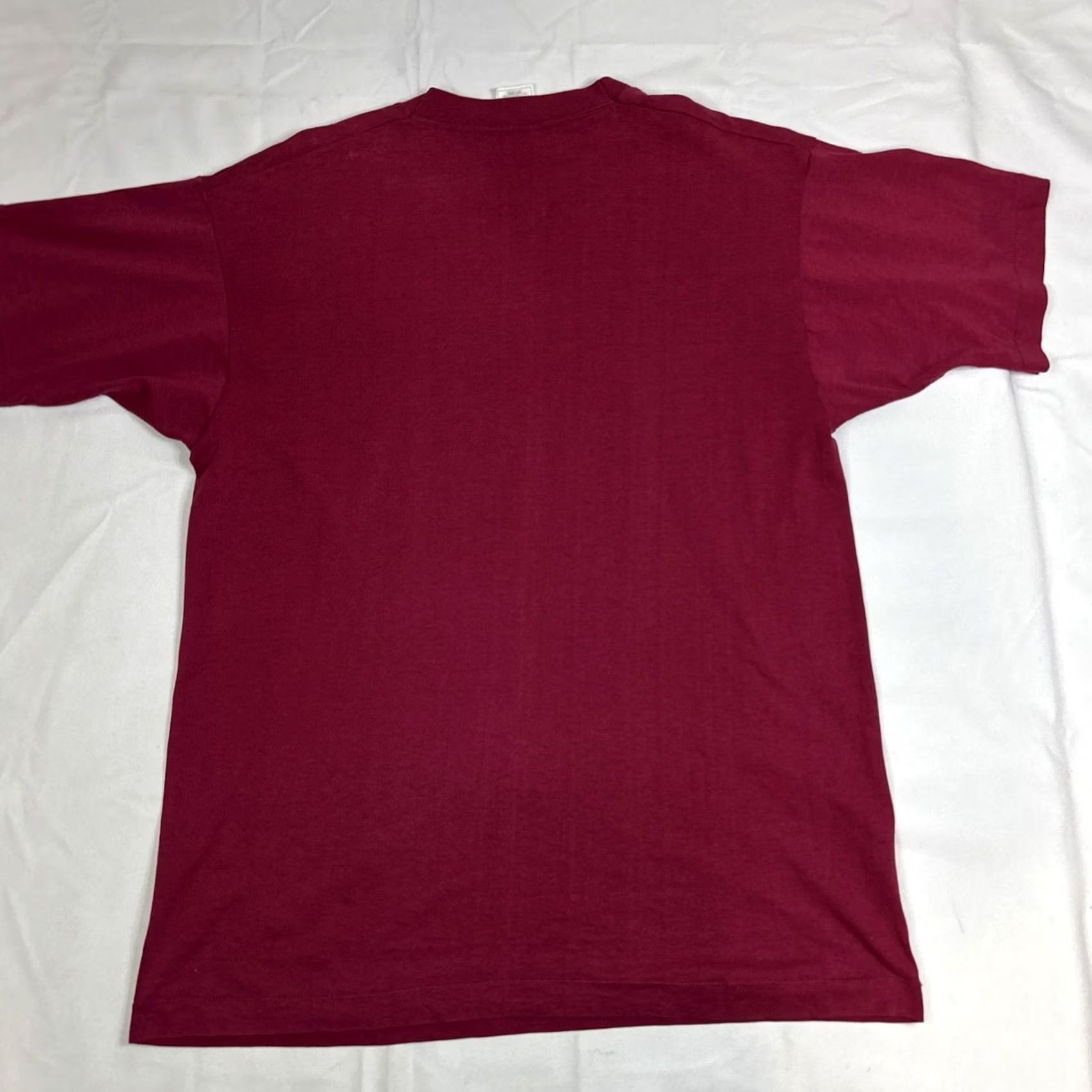 Fruit Of The Loom Fruit of the Loom T Shirt Men’s L Burgundy Nebraska OM Great State Of Mind Mens Red 90s? Size US L / EU 52-54 / 3 - 6 Thumbnail