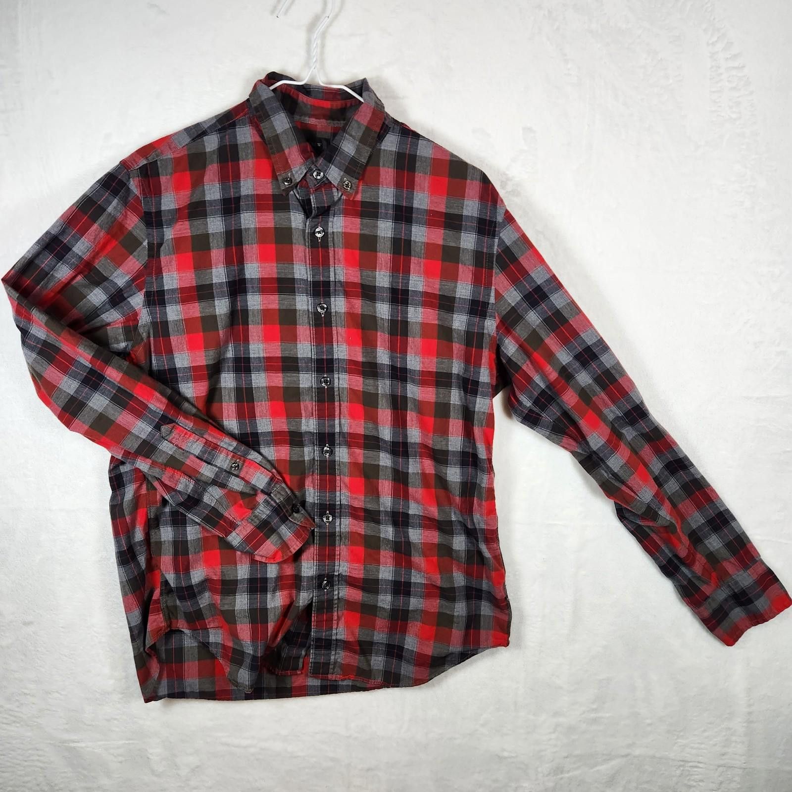 J.Crew J Crew Long Sleeve Button Down Plaid Shirt Size Medium Size US M / EU 48-50 / 2 - 1 Thumbnail