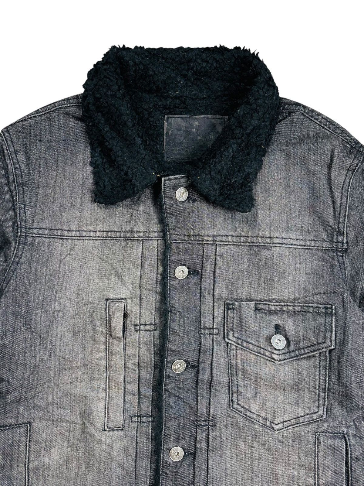 BUFFALO BOBS 2000s No ID - Vkei Style Denim Jacket Size US M / EU 48-50 / 2 - 5 Thumbnail