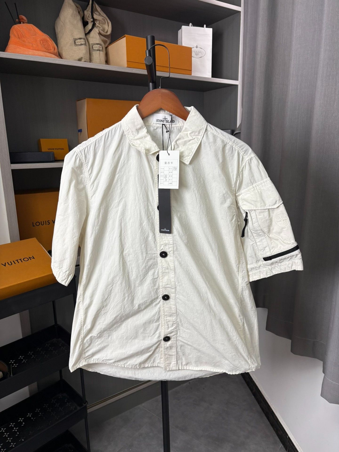 Stone Island Stone Island White Shirt S Men Size US S / EU 44-46 / 1 - 1 Thumbnail