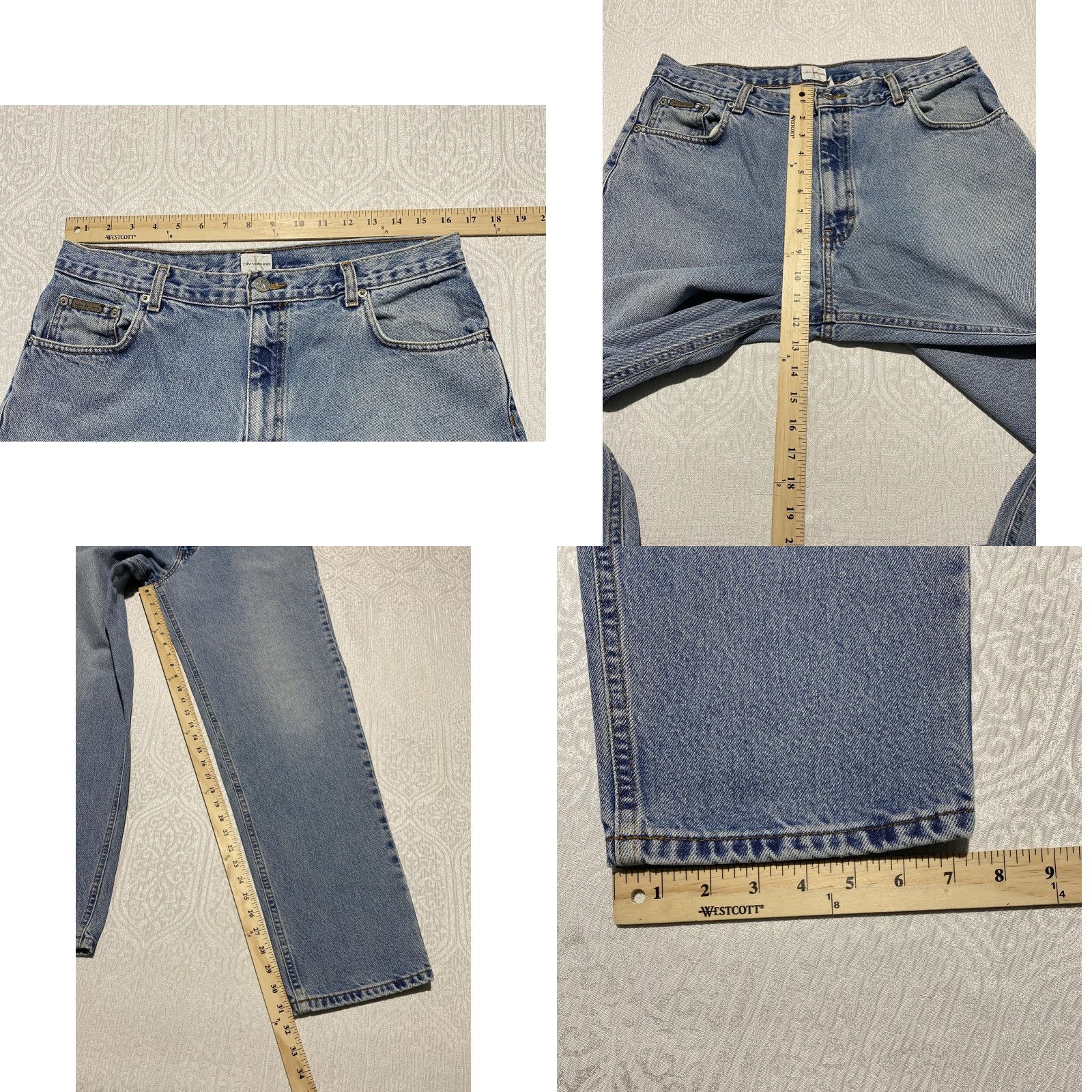 Calvin Klein VINTAGE Calvin Klein Jeans Mens 32x32 Easy Fit Stonewash Union Made USA BMPP171 Size US 32 / EU 48 - 8 Thumbnail
