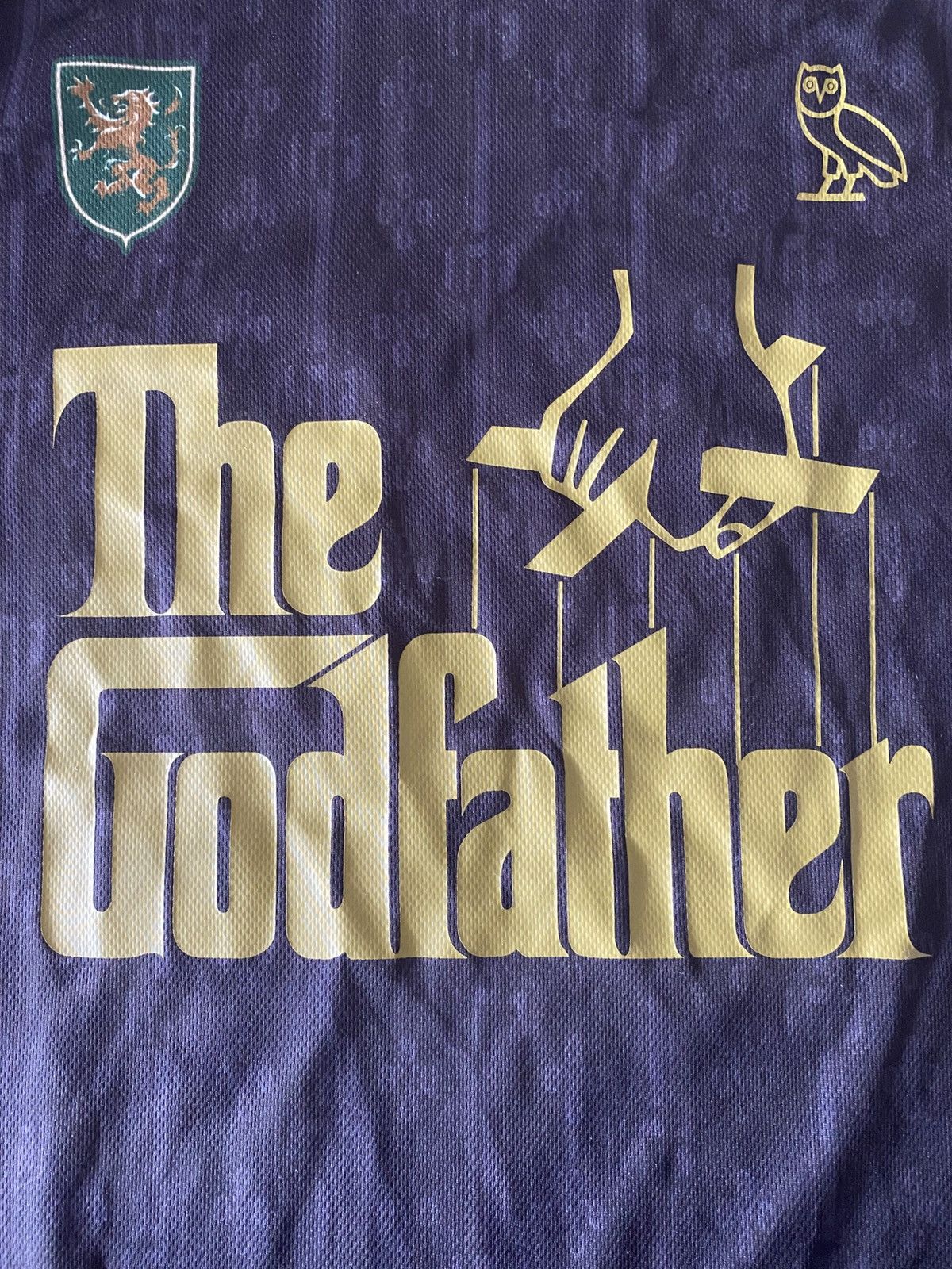 October's Very Own OVO x The Godfather Soccer Jersey (Black, XS) Size US XS / EU 42 / 0 - 3 Thumbnail