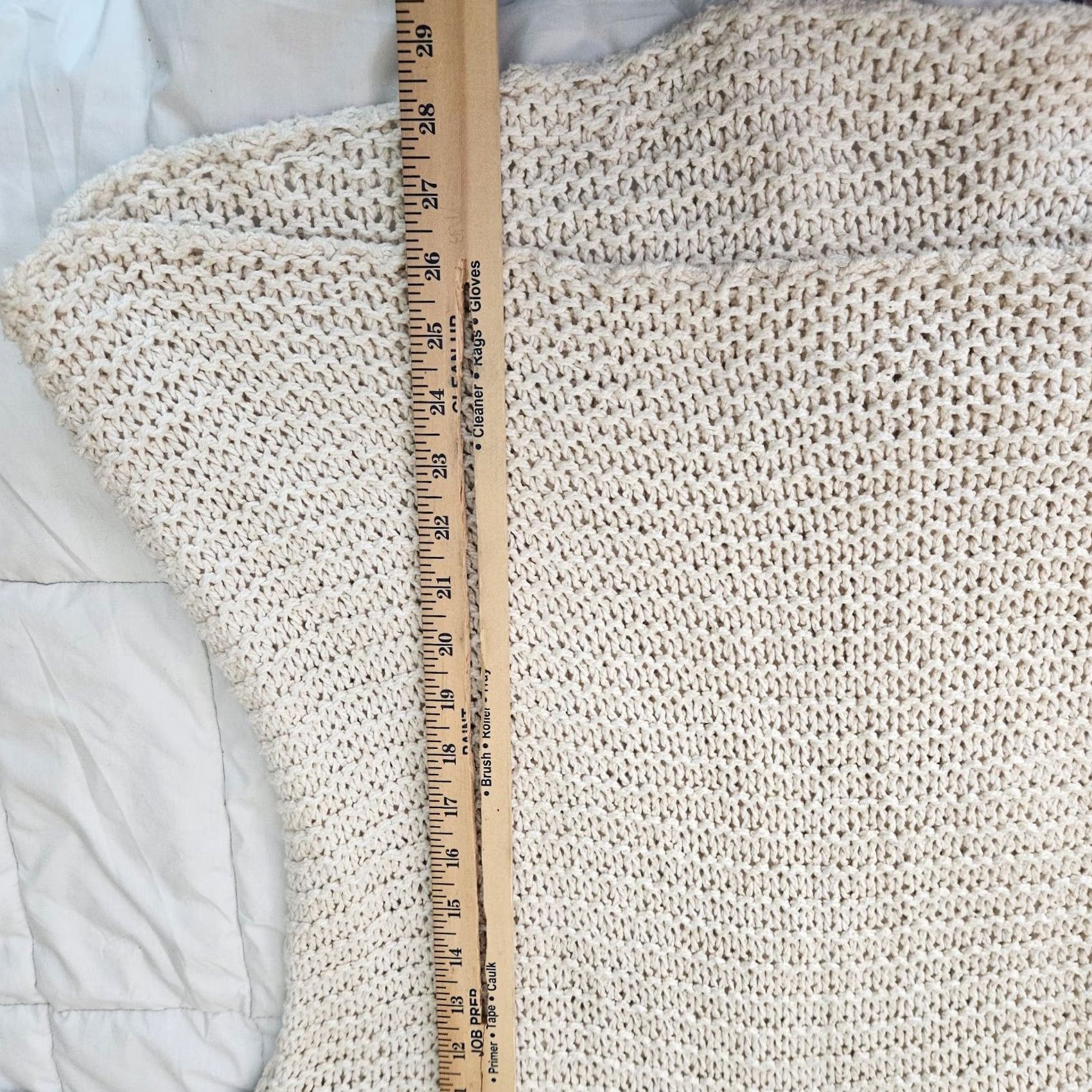 Free People Free People Park Slope Chunky Knit Elbow Sleeve Sweater Size M Ivory Knit Cardigan Women Regular Size M / US 6-8 / IT 42-44 - 5 Thumbnail
