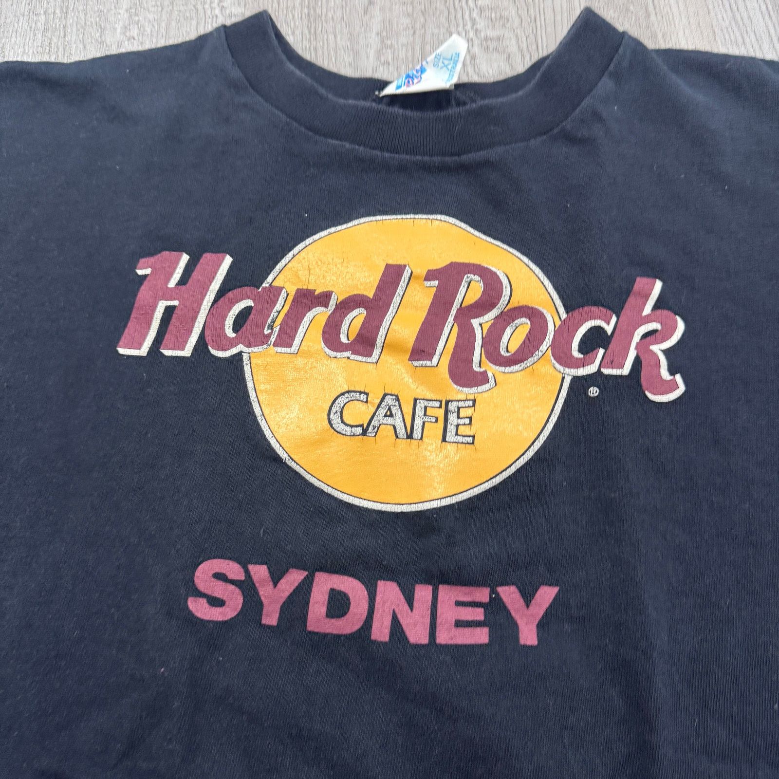 Hard Rock Cafe Vintage Hard Rock Cafe Sydney Shirt Men's XL Black 90s Size US XL / EU 56 / 4 - 3 Thumbnail