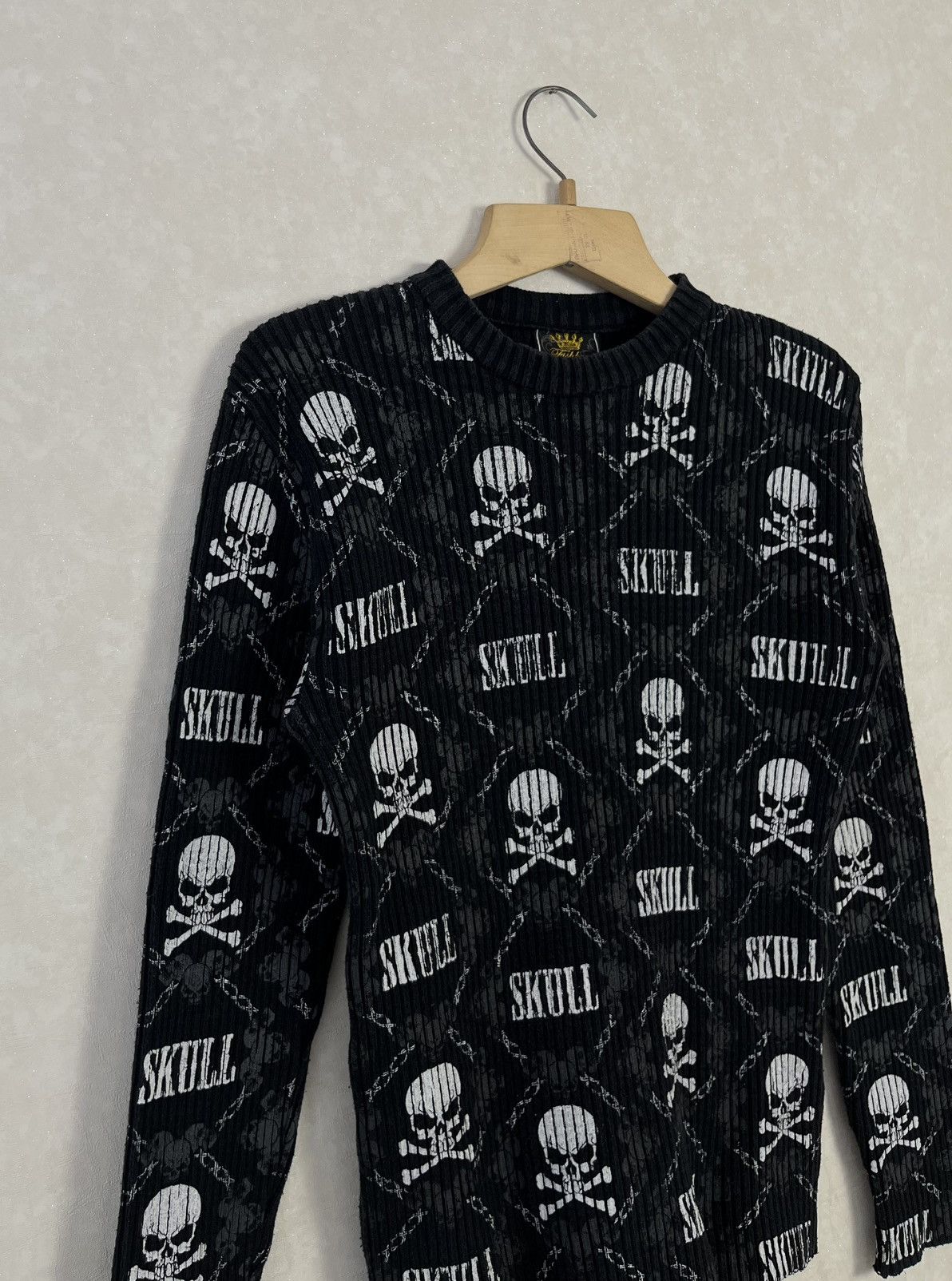 Hysteric Glamour × Undercover Japan Diesel Style Knit Rib Printed Sweater Y2K Size US L / EU 52-54 / 3 - 5 Thumbnail