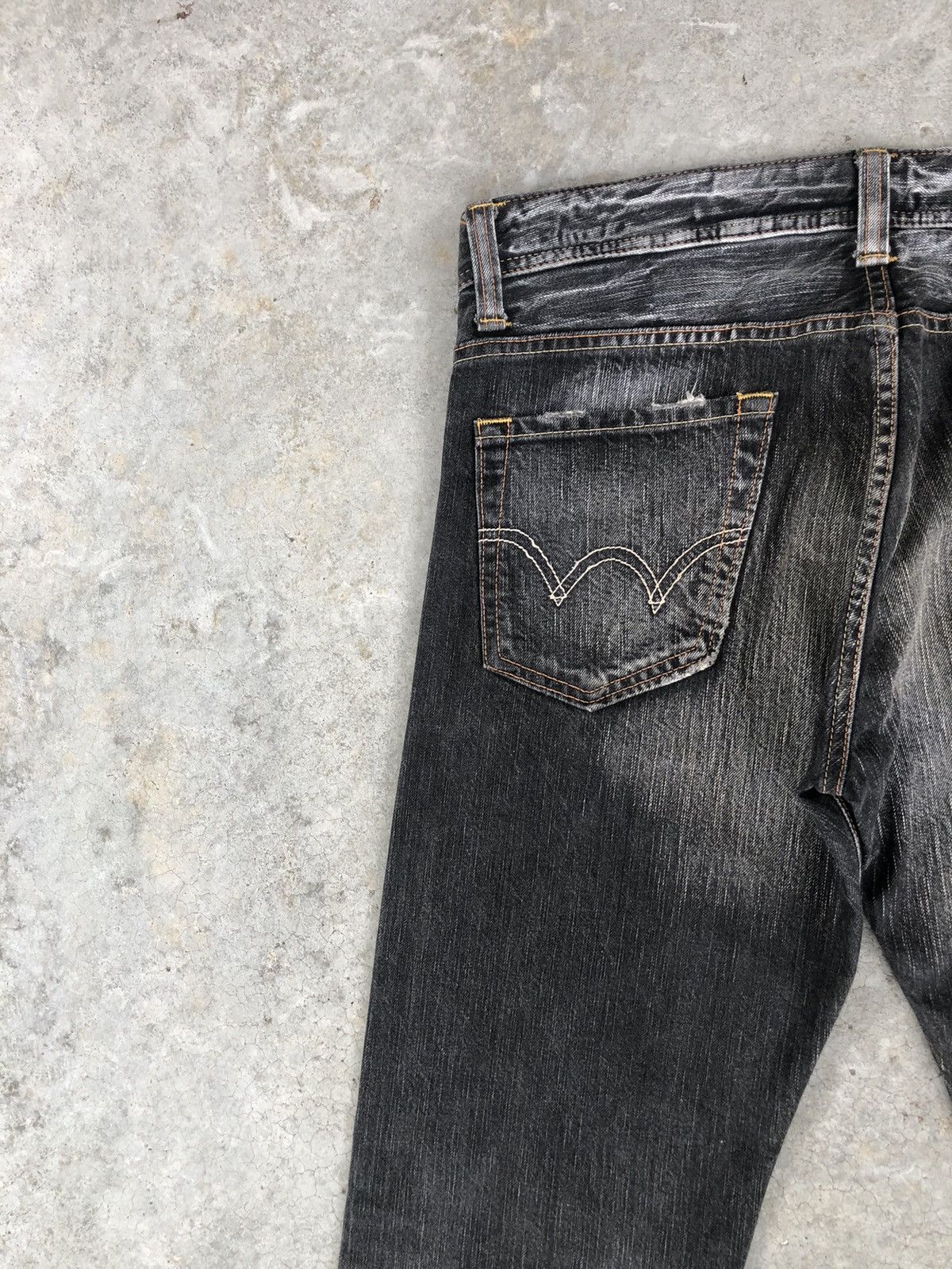 Edwin Japanese Edwin Flared Jeans Distressed Jeans 511 Size US 33 - 9 Thumbnail