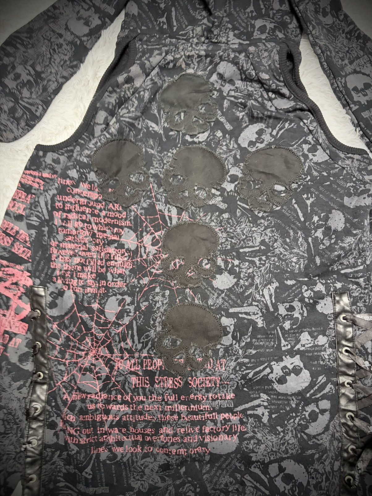 Japanese Brand Japanese Brand Mad Punks bunny ear hoodie Size US M / EU 48-50 / 2 - 8 Thumbnail