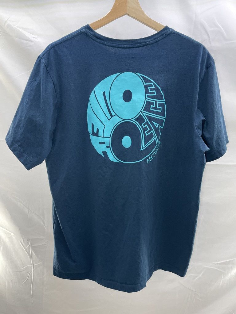 Arc'teryx ARCTERYX Balanced Outer Peace Blue Cotton T-Shirt Tee Size US XL / EU 56 / 4 - 6 Thumbnail