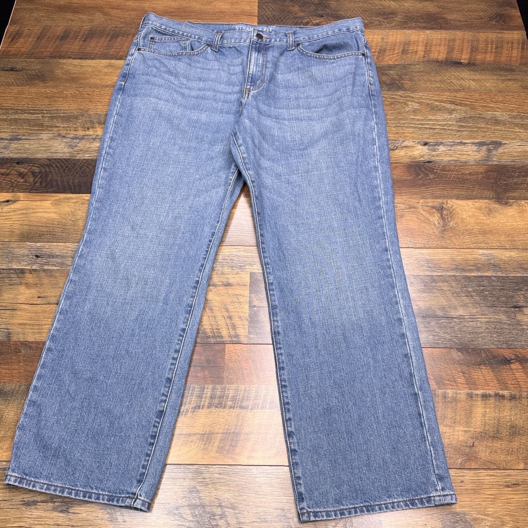 Chaps Chaps Jeans Mens 40x30 Mid Rise Denim 1978 Straight Regular 5-Pocket Logo Cotton Blue Size US 40 / EU 56 - 2 Thumbnail