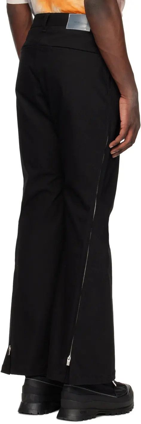 Other VEIN Flared Zippered Black Trousers Size US 31 - 2 Thumbnail