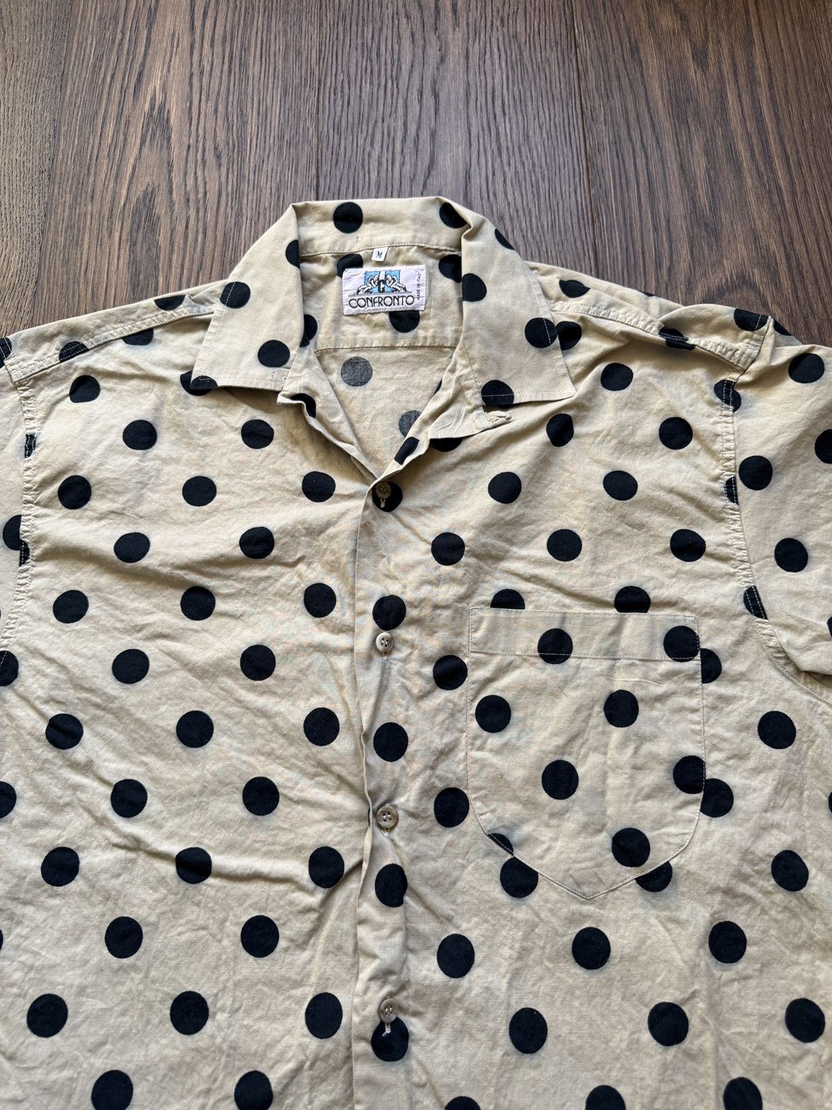 Vintage Vintage Polka Dot Loop Collar Button Up Shirt Size US M / EU 48-50 / 2 - 4 Thumbnail