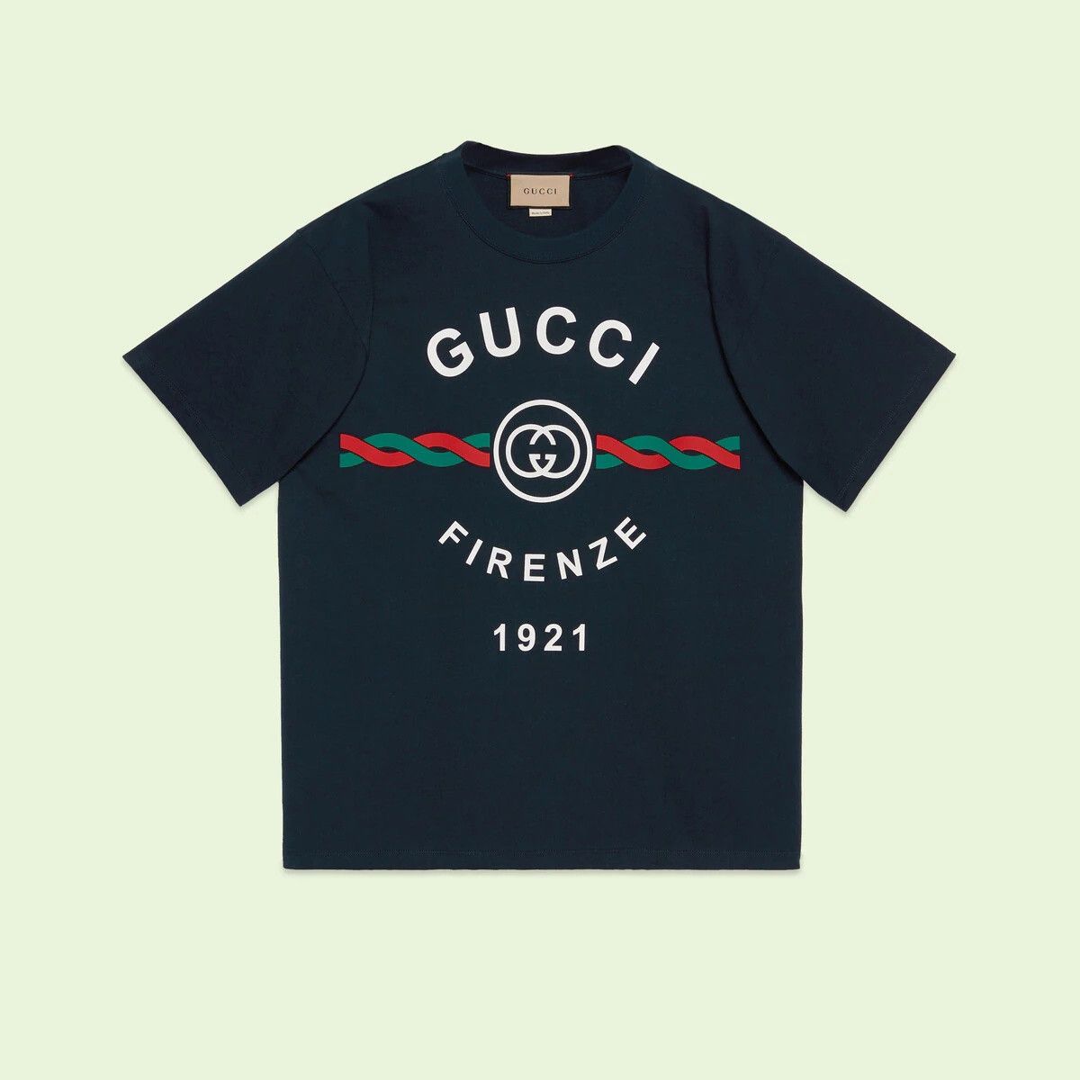 o1s1wg111025 Cotton jersey 'Gucci Firenze 1921'T-Shirt
