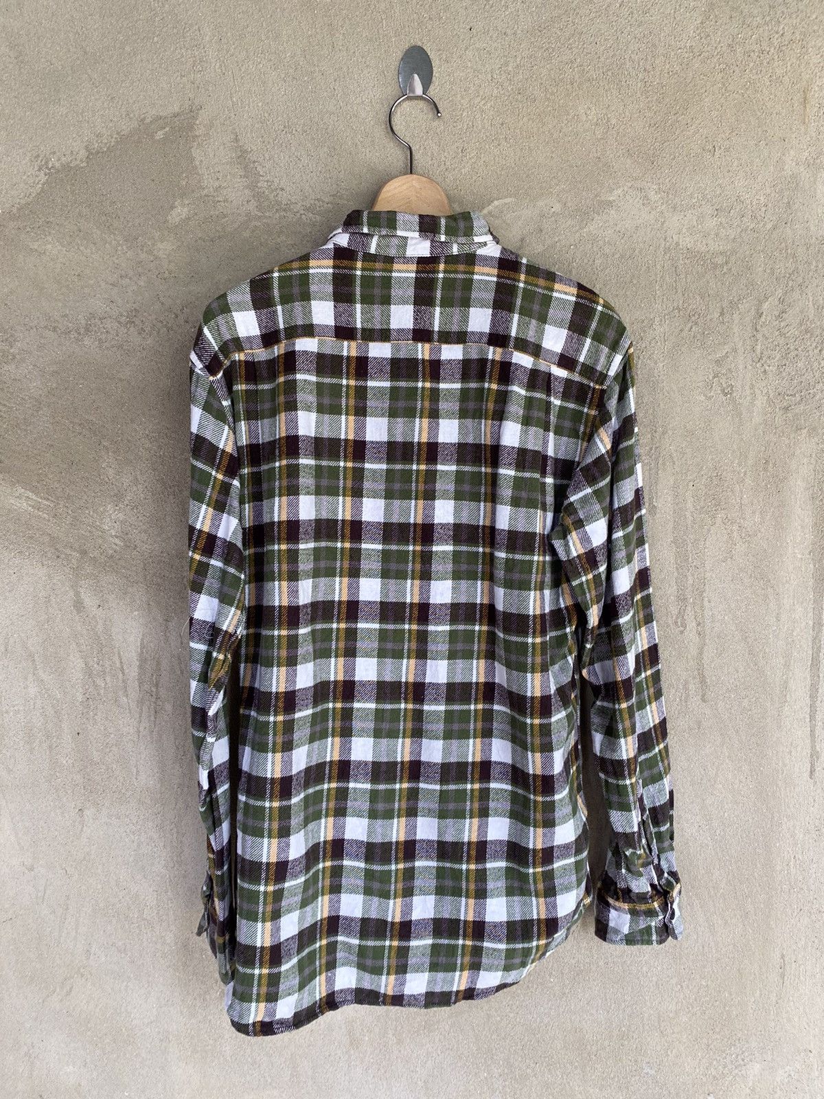 Global Work Japanese Brand Global Work Plaid Tartan Flannel Shirt Size US L / EU 52-54 / 3 - 7 Thumbnail