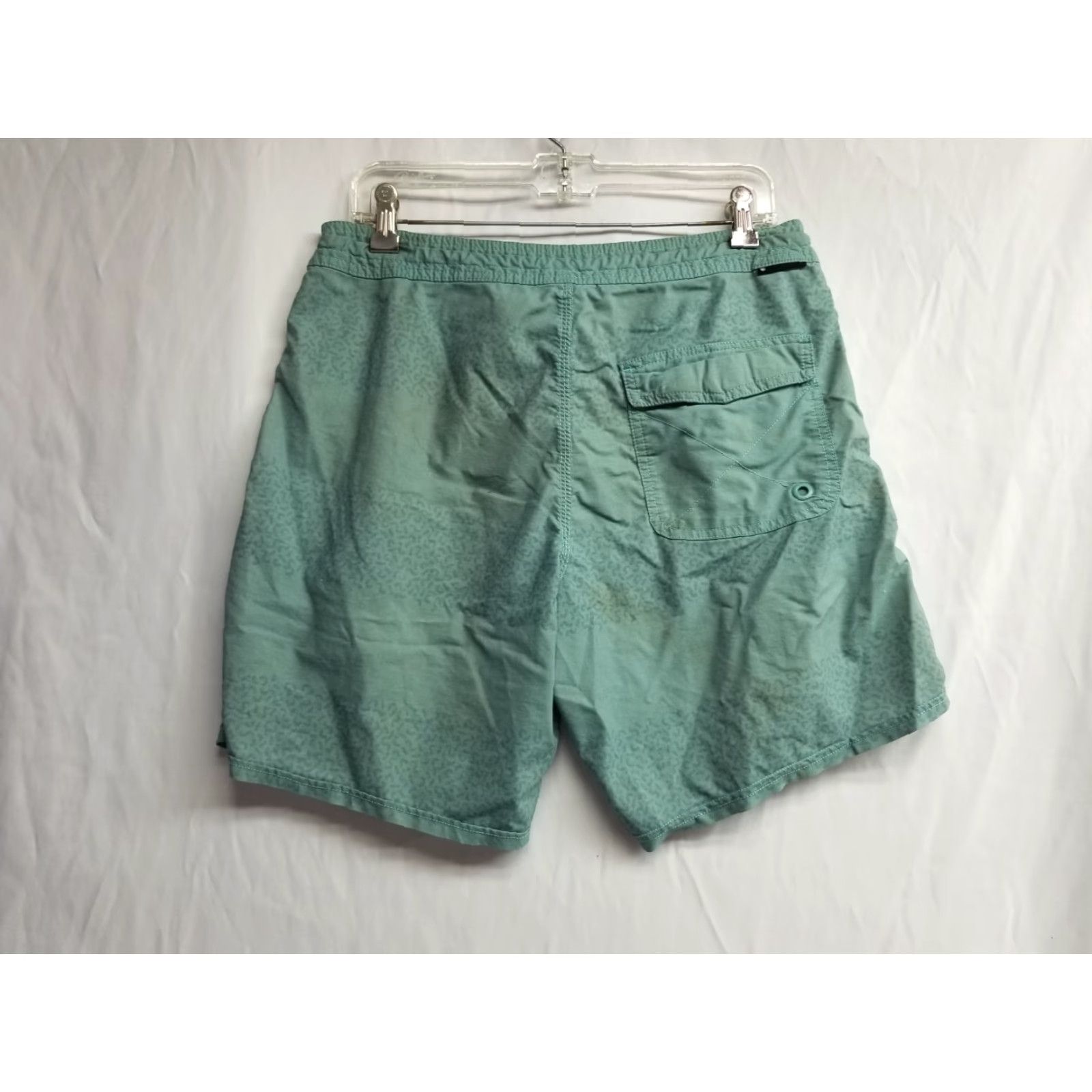 Vintage Liquid Force Mens Board Shorts Bottom 30 Green Pockets Quick Dry Beach Surfing Recreational 100% Polyester Regular Swim Trunks Stains Size US 30 / EU 46 - 2 Thumbnail