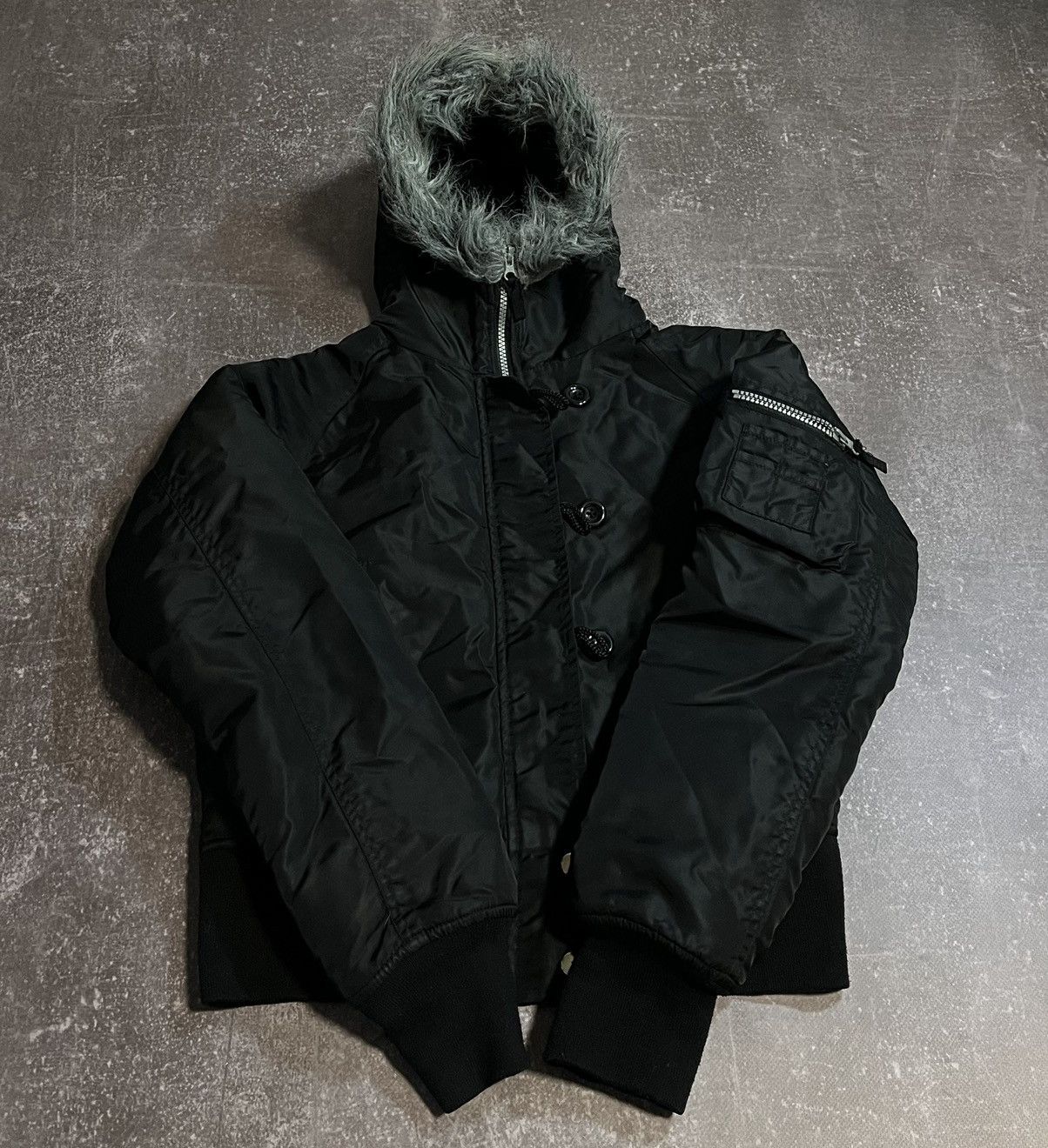 Japanese Brand 00s lgb if six was nine style cropped 2nd faux fur jacket Size M / US 6-8 / IT 42-44 - 2 Thumbnail