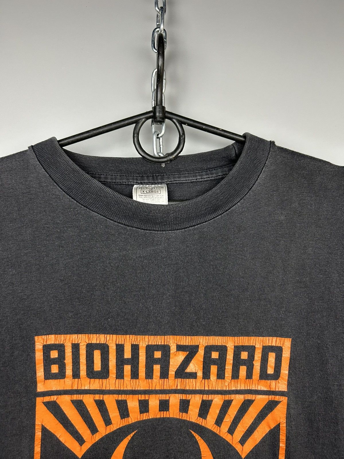 Band Tees × Vintage Vintage Biohazard Band T Shirt Tour 90s Size US XL / EU 56 / 4 - 3 Thumbnail