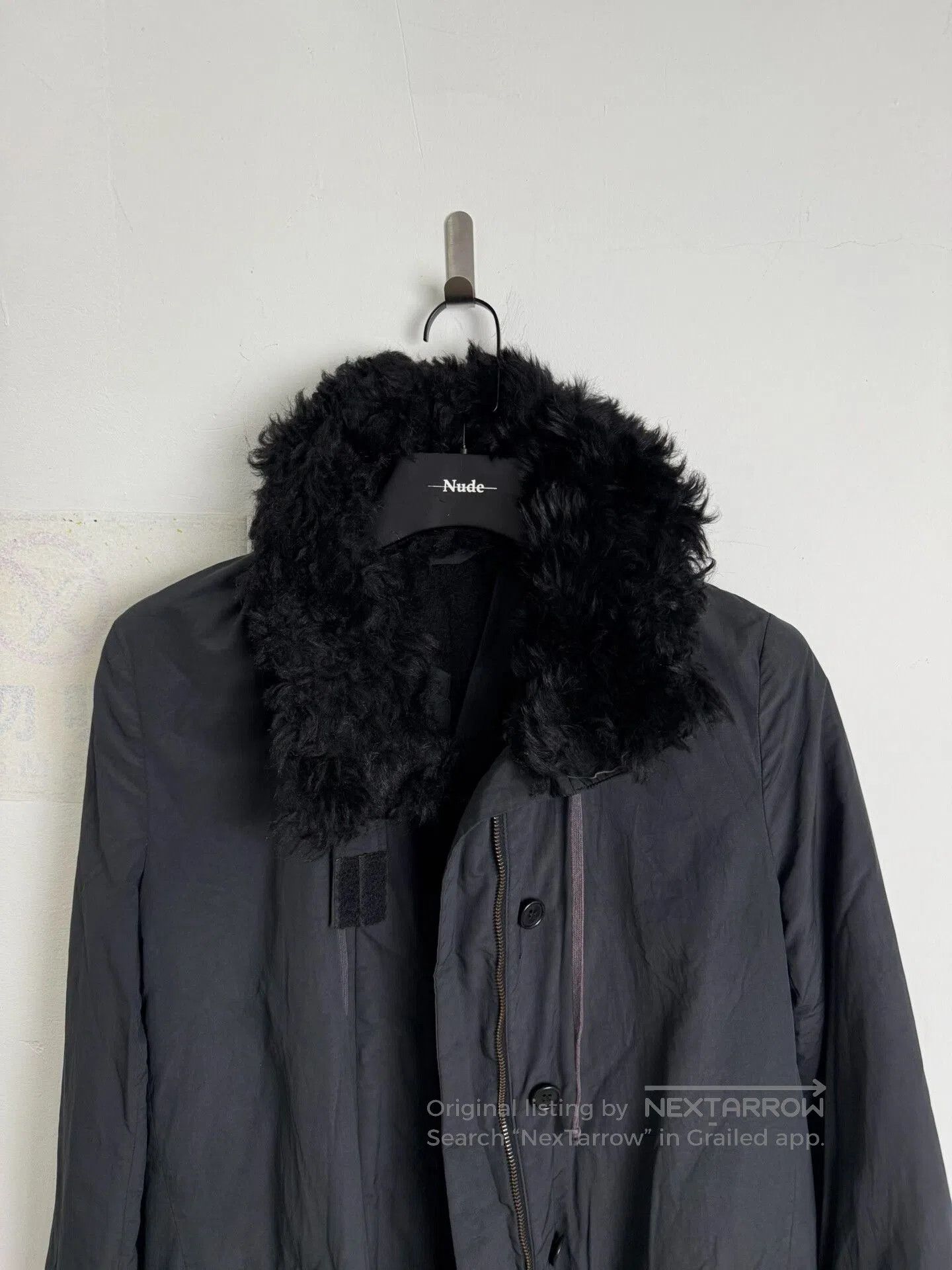 Helmut Lang helmut lang 1999AW parka coat with fur collar. Size US M / EU 48-50 / 2 - 4 Thumbnail