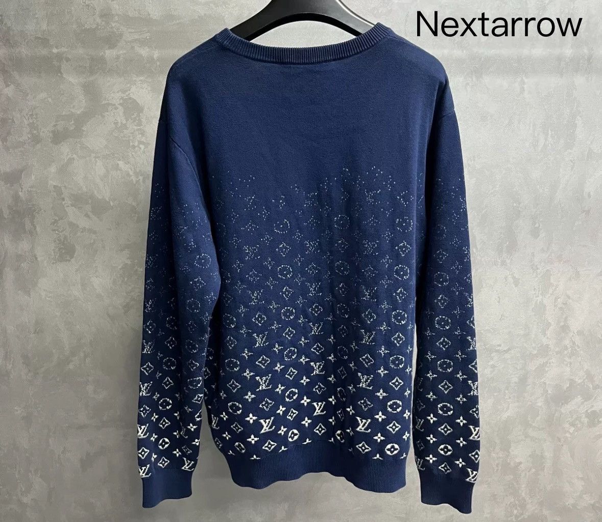 Louis Vuitton Louis Vuitton's latest dark blue long sleeved sweater Size US XL / EU 56 / 4 - 2 Thumbnail