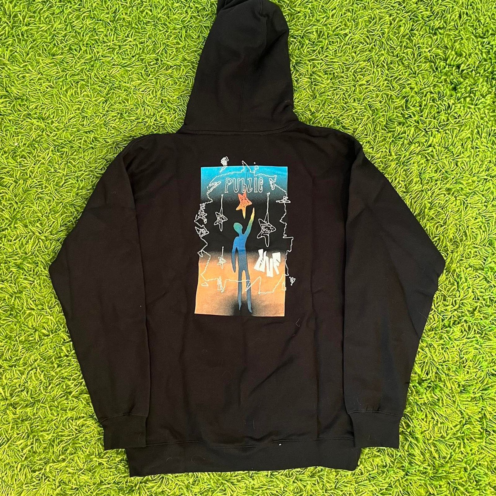 Huf Huf x public hoodie brand Size US L / EU 52-54 / 3 - 1 Thumbnail
