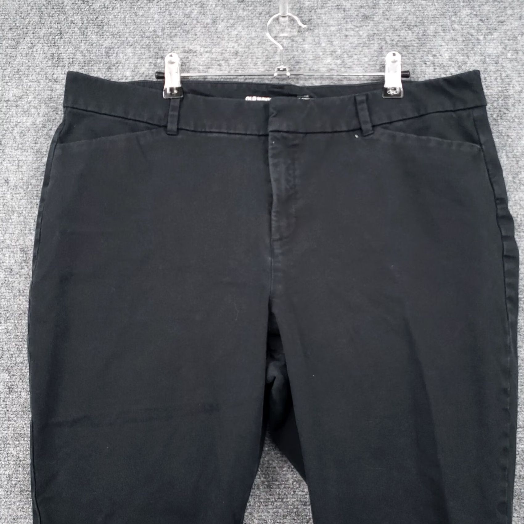 Old Navy Old Navy Women 18 Black Pixie Skinny High Rise Pants Ankle Secret Smooth Pockets Size 40" / US 18 - 3 Thumbnail