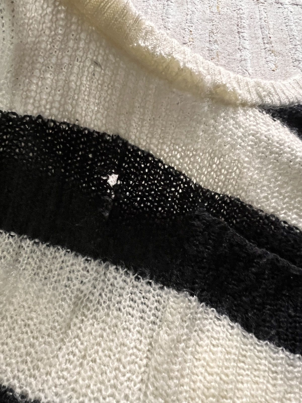 Vintage Vintage Stripe Knitted Distressed Punk Sleeveless Sweater Size US M / EU 48-50 / 2 - 7 Thumbnail