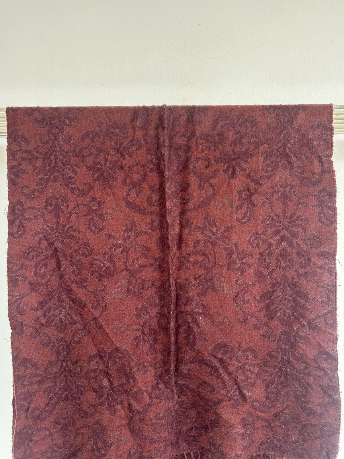 Other Japan Muffler Scarf Floral Marroon Size ONE SIZE - 3 Thumbnail