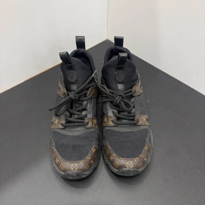 Louis Vuitton Louis Vuitton Aftergame Monogram Black Casual Sneakers -250 Size US 6 / IT 36 - 2 Thumbnail