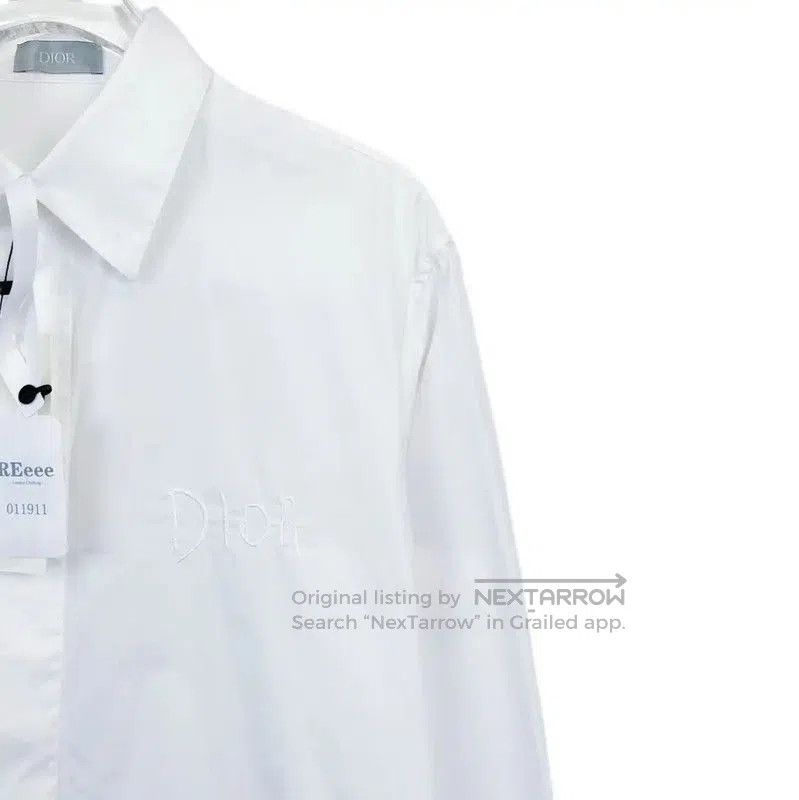 Dior Dior Women's Long Sleeve White Shirt . Size S / US 4 / IT 40 - 3 Thumbnail