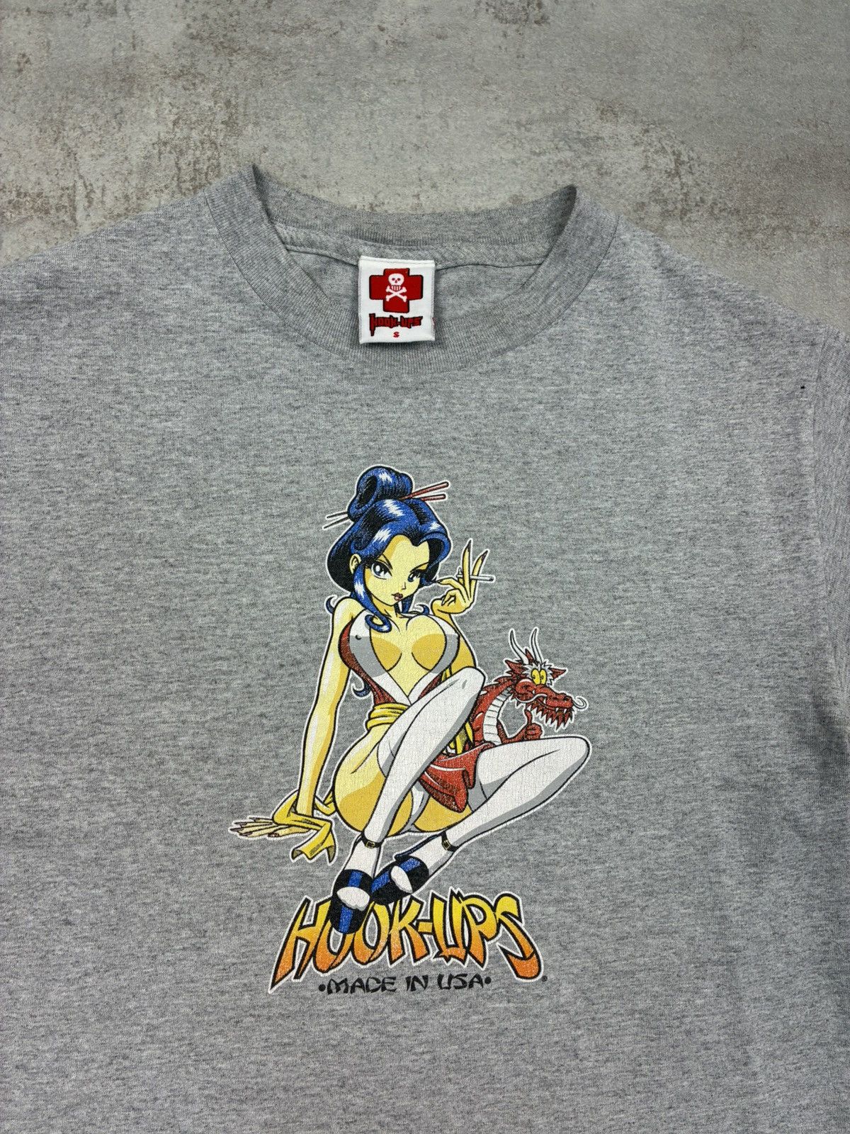 Hook-Ups Vintage Hook-Ups Anime Graphic T Shirt Made In USA Size US S / EU 44-46 / 1 - 2 Thumbnail