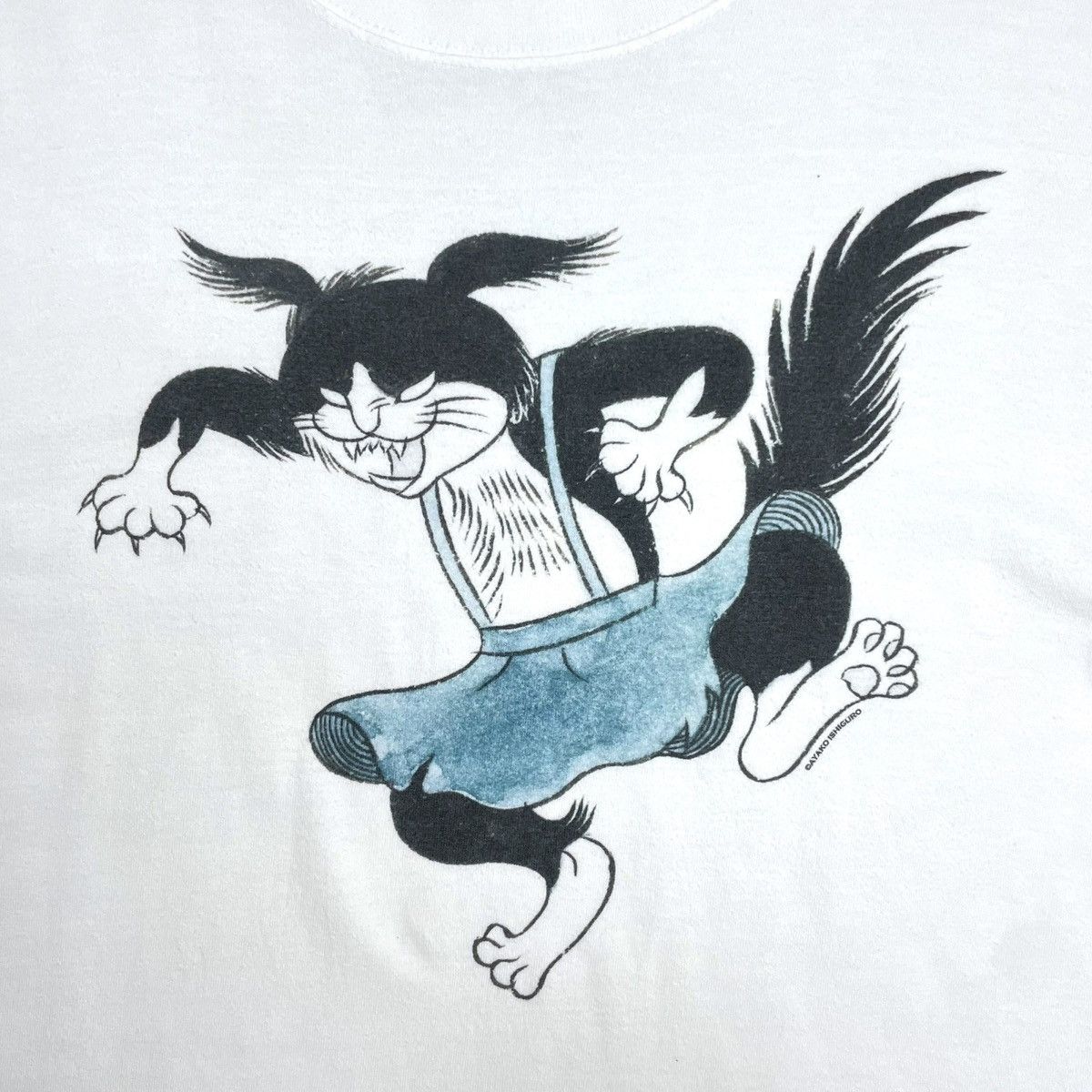Japanese Brand Higuchi Yuko by Ishiguro Ayako "Sanjo" pattern Tee Size US L / EU 52-54 / 3 - 4 Thumbnail