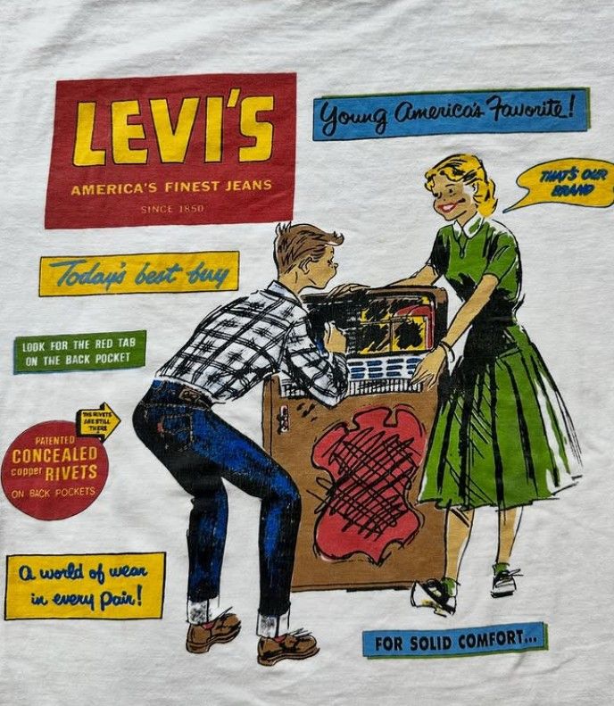 Levi's Vintage Clothing Levl’s Amierica‘s Finest Jeans Size US XL / EU 56 / 4 - 2 Thumbnail