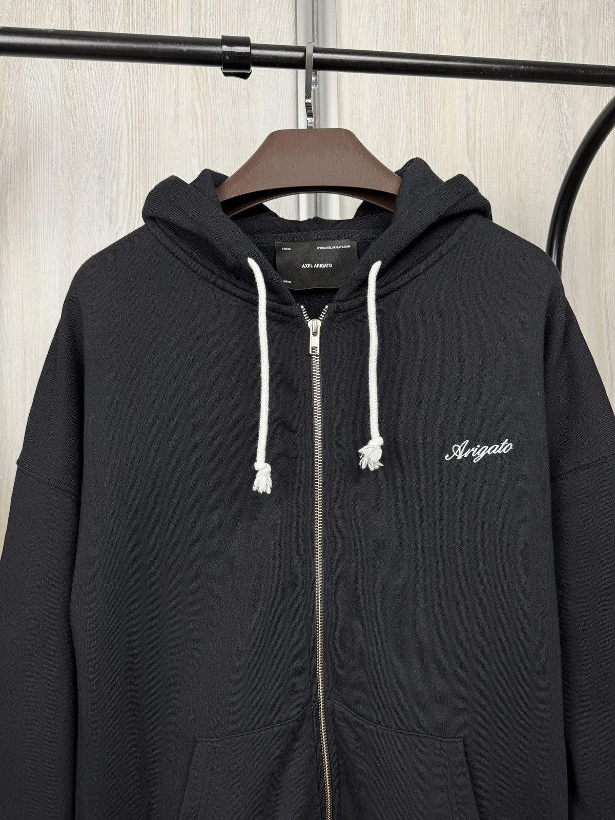 Axel Arigato Axel Arigato black zip up honor oversized hoodie Size US XL / EU 56 / 4 - 3 Thumbnail