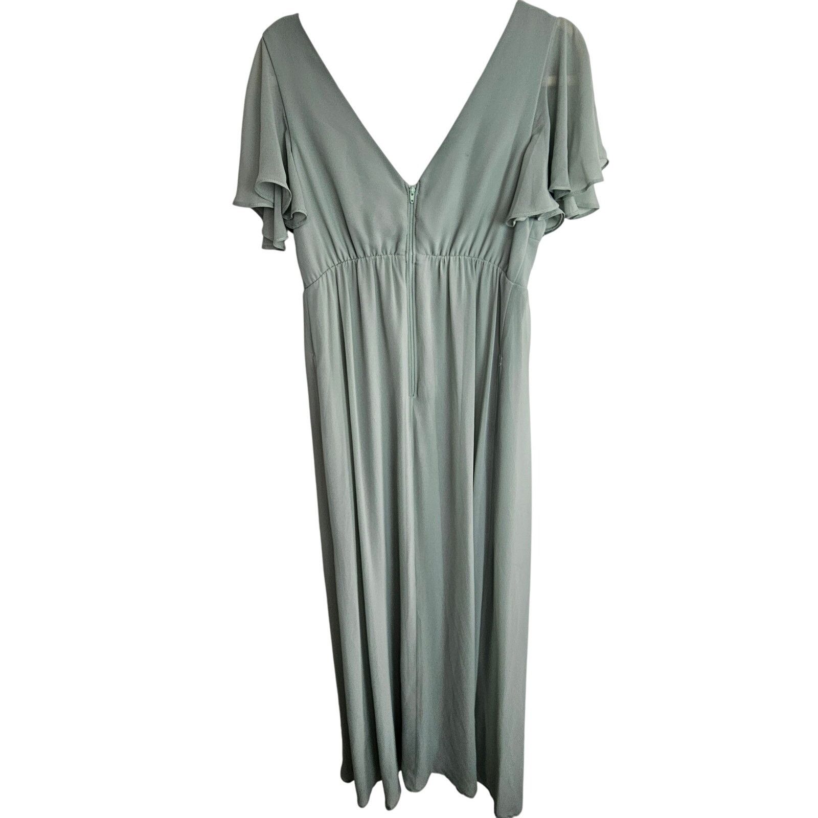 Birddogs Birdy Grey Womens Hannah Empire Waist Bridesmaid Dress Sz S Size S / US 4 / IT 40 - 8 Thumbnail