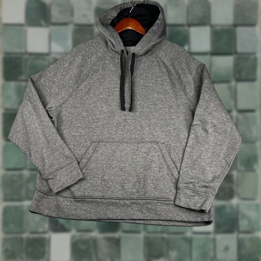 Champion Champion Hoodie Mens XL Gray Duo Dry Pullover Sweatshirt Pocket Hooded Size US XL / EU 56 / 4 - 1 Thumbnail