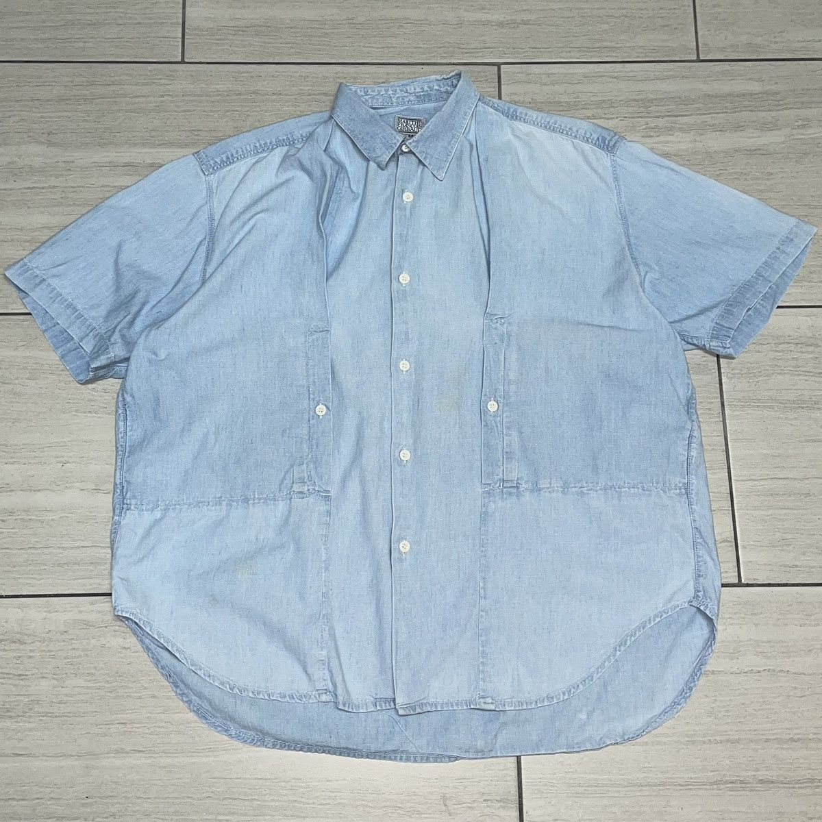 Marithe + Francois Girbaud Marithe Francois Girbaud Button Up With Rib Pockets Size US M / EU 48-50 / 2 - 1 Thumbnail
