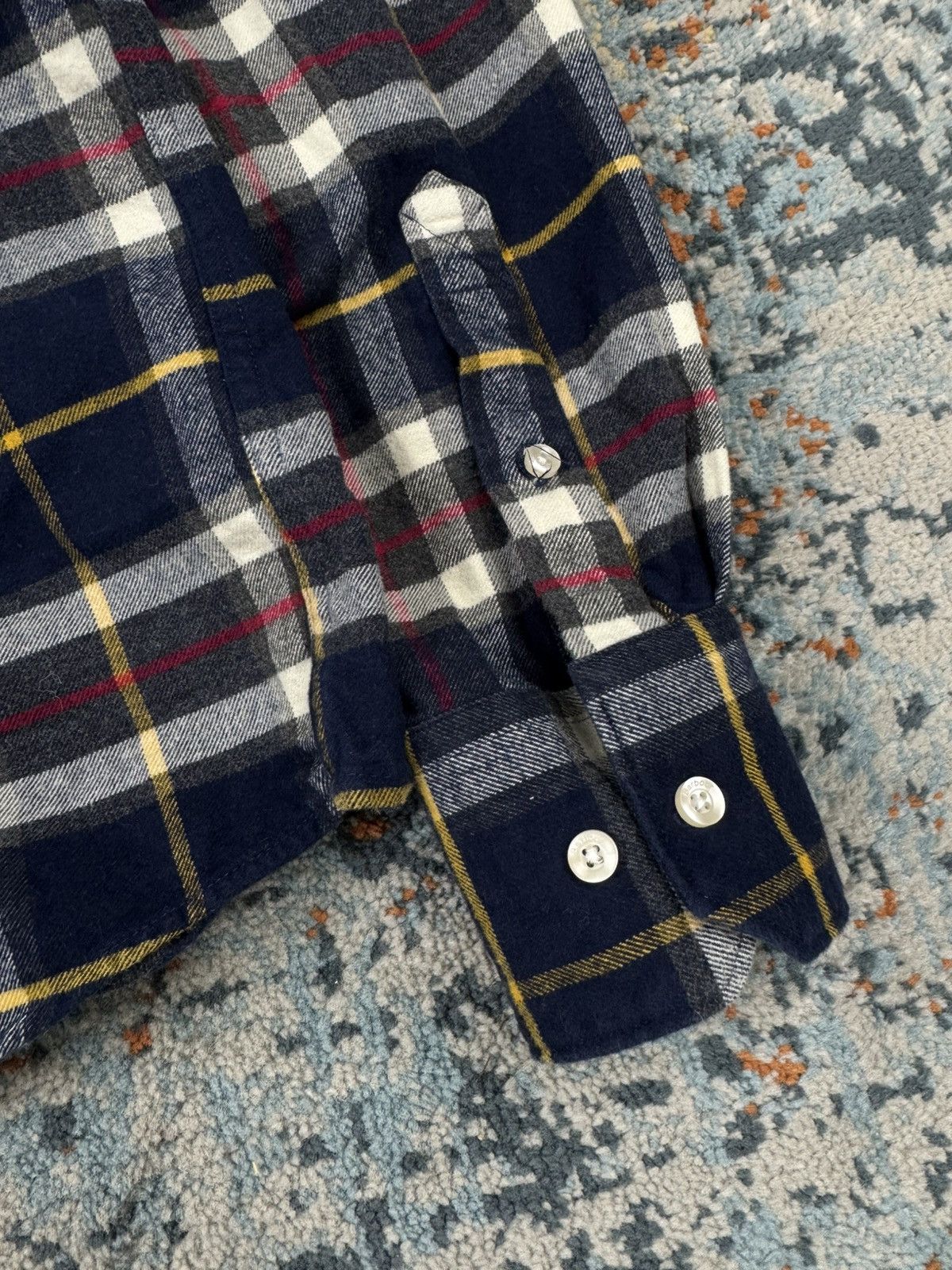 Barbour × Vintage Barbour castlebay flannel shirt classic pattern check tartan Size US S / EU 44-46 / 1 - 8 Thumbnail