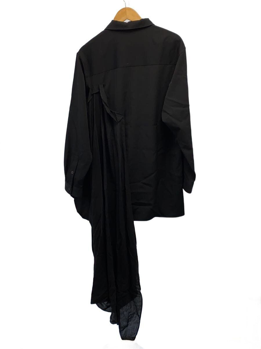 Yohji Yamamoto yohji yamamoto POUR HOMME 20AW GABARDINE DRAPE SHIRT Size US M / EU 48-50 / 2 - 2 Thumbnail
