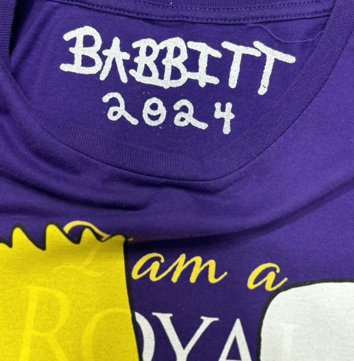 Asspizza Babbitt Week 23 Bart Text Bubble Revived T-Shirt Purple Size US L / EU 52-54 / 3 - 2 Thumbnail