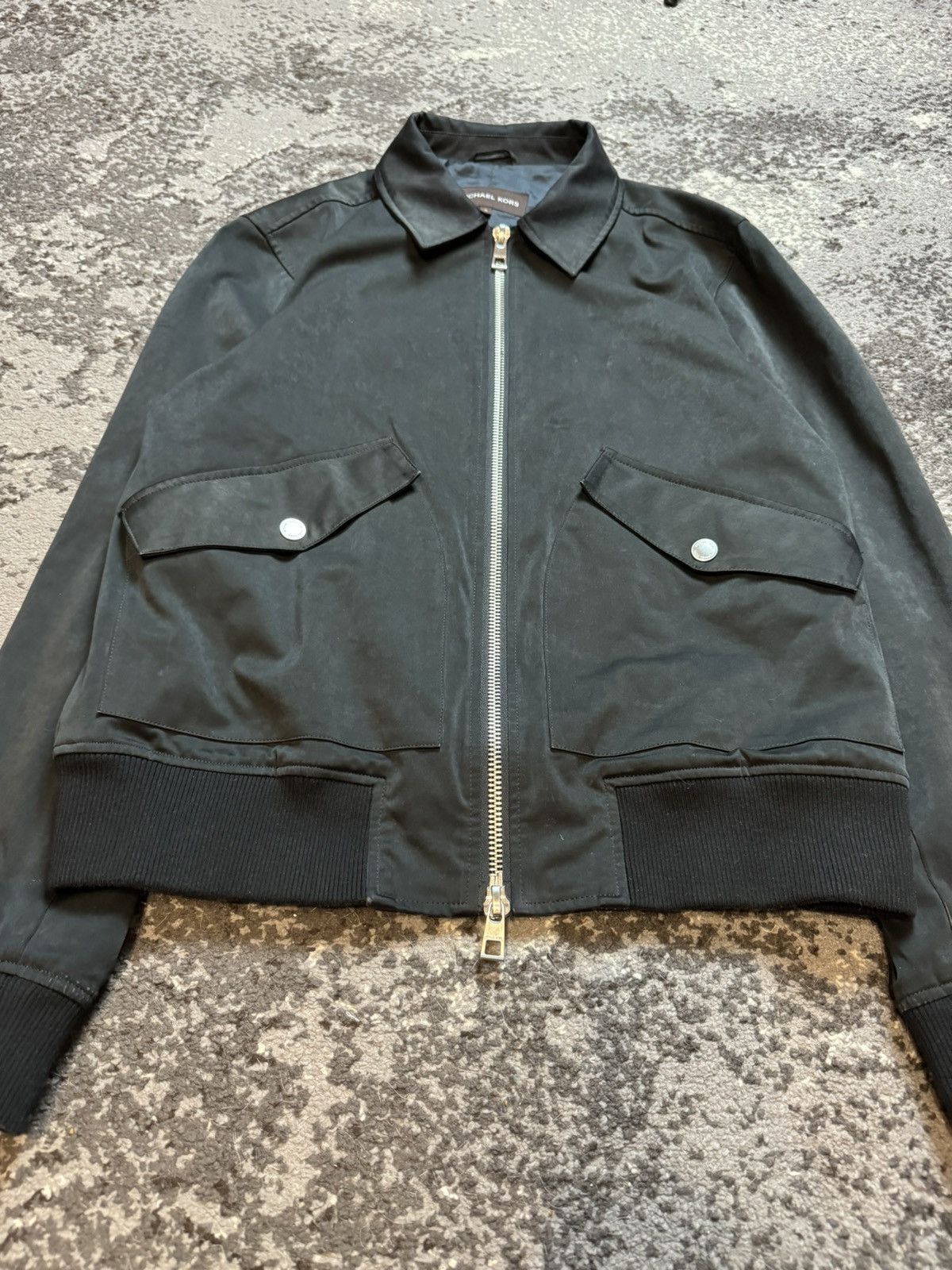 Michael Kors Michael Kors Archival Owens Style Nylon Taped Twill Bomber Size US M / EU 48-50 / 2 - 2 Thumbnail
