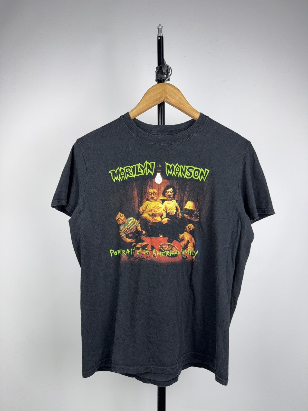 Marilyn Manson 2014 Marilyn Manson Portrait Album Tee Double Sided M Size M / US 6-8 / IT 42-44 - 1 Thumbnail