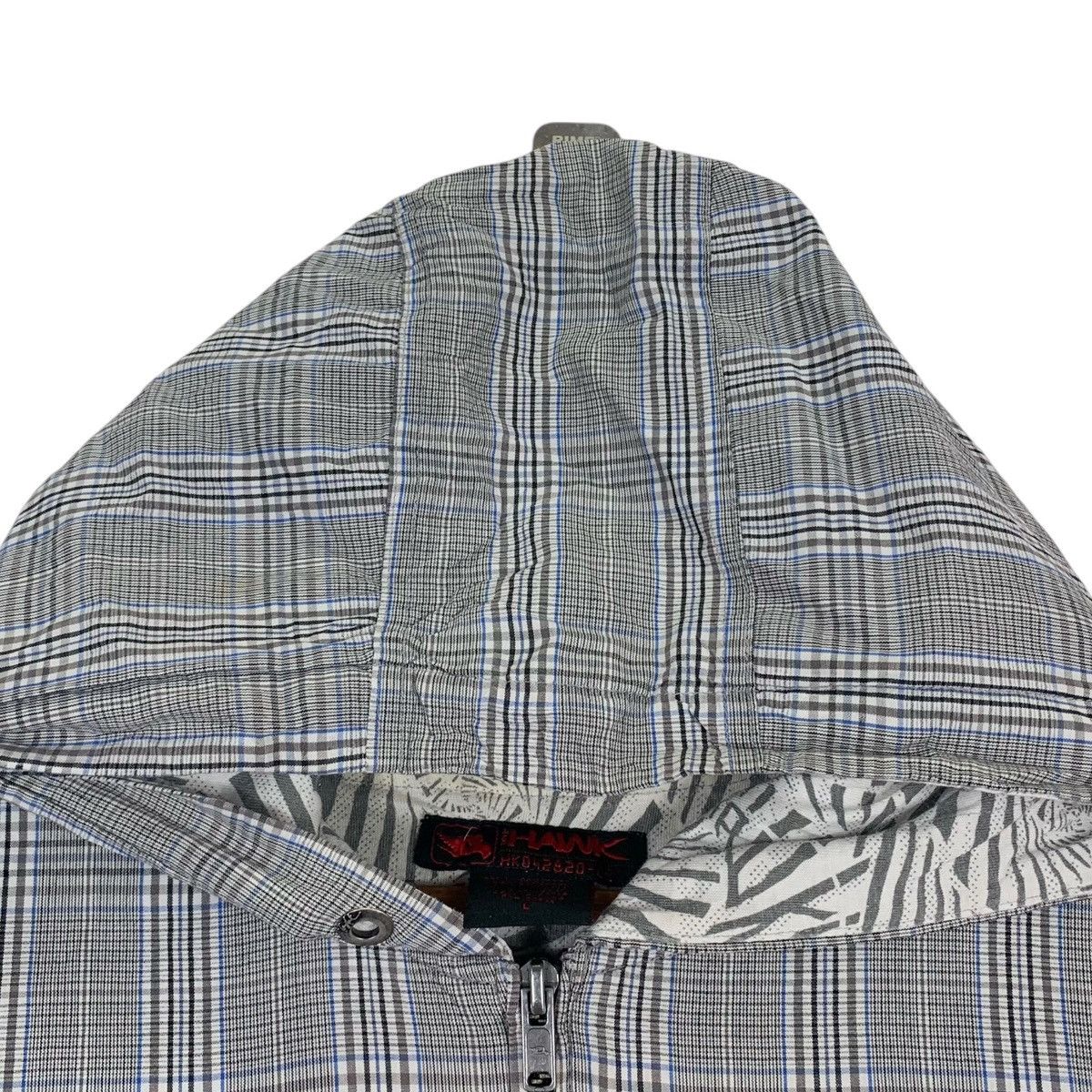 Hawk Vintage Hawk Tartan Style Jacket Hoodie Size US L / EU 52-54 / 3 - 5 Thumbnail