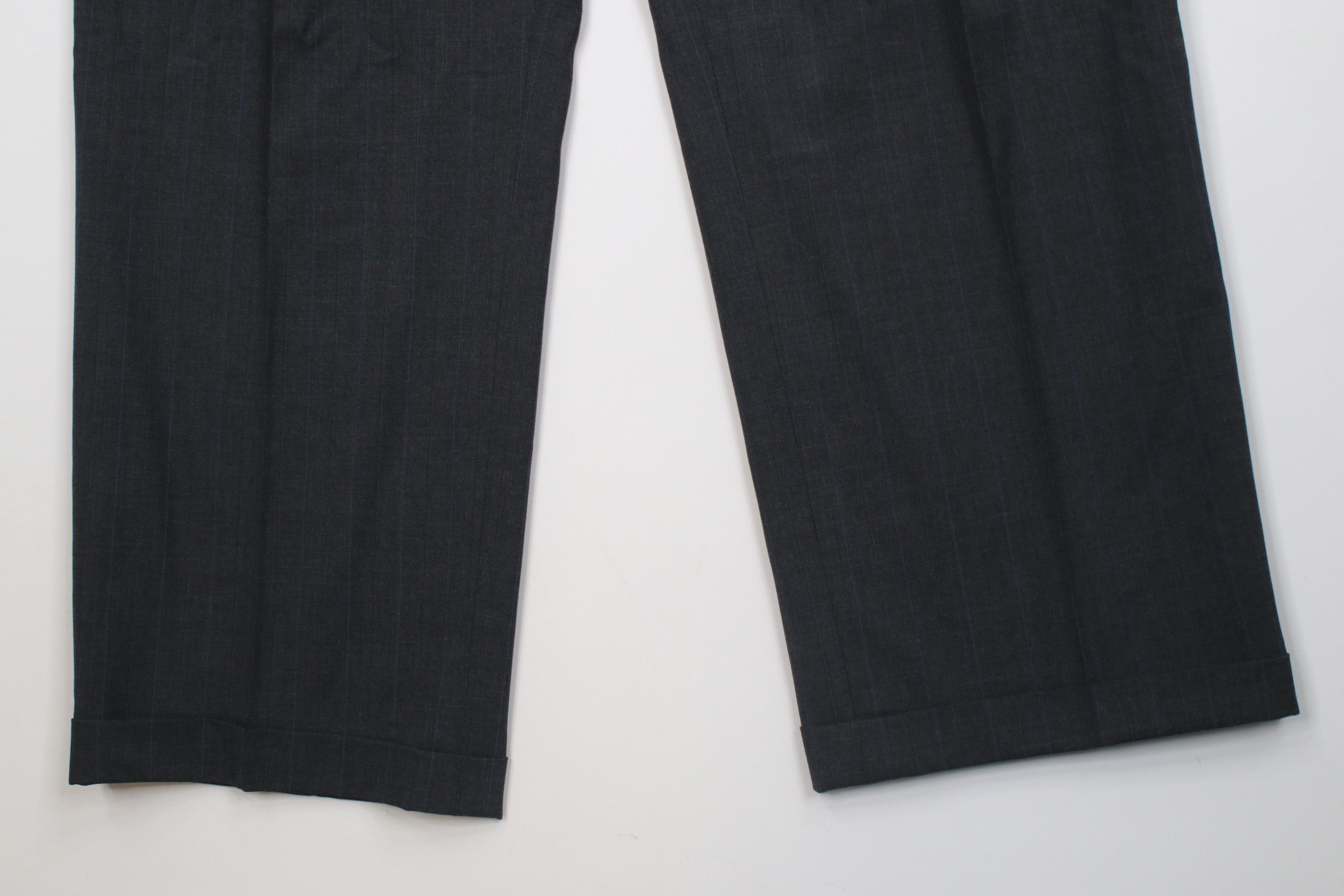 Vintage Vintage 90s Streetwear Wool Blend Knit Wide Leg Chino Pants Size US 36 / EU 52 - 4 Thumbnail
