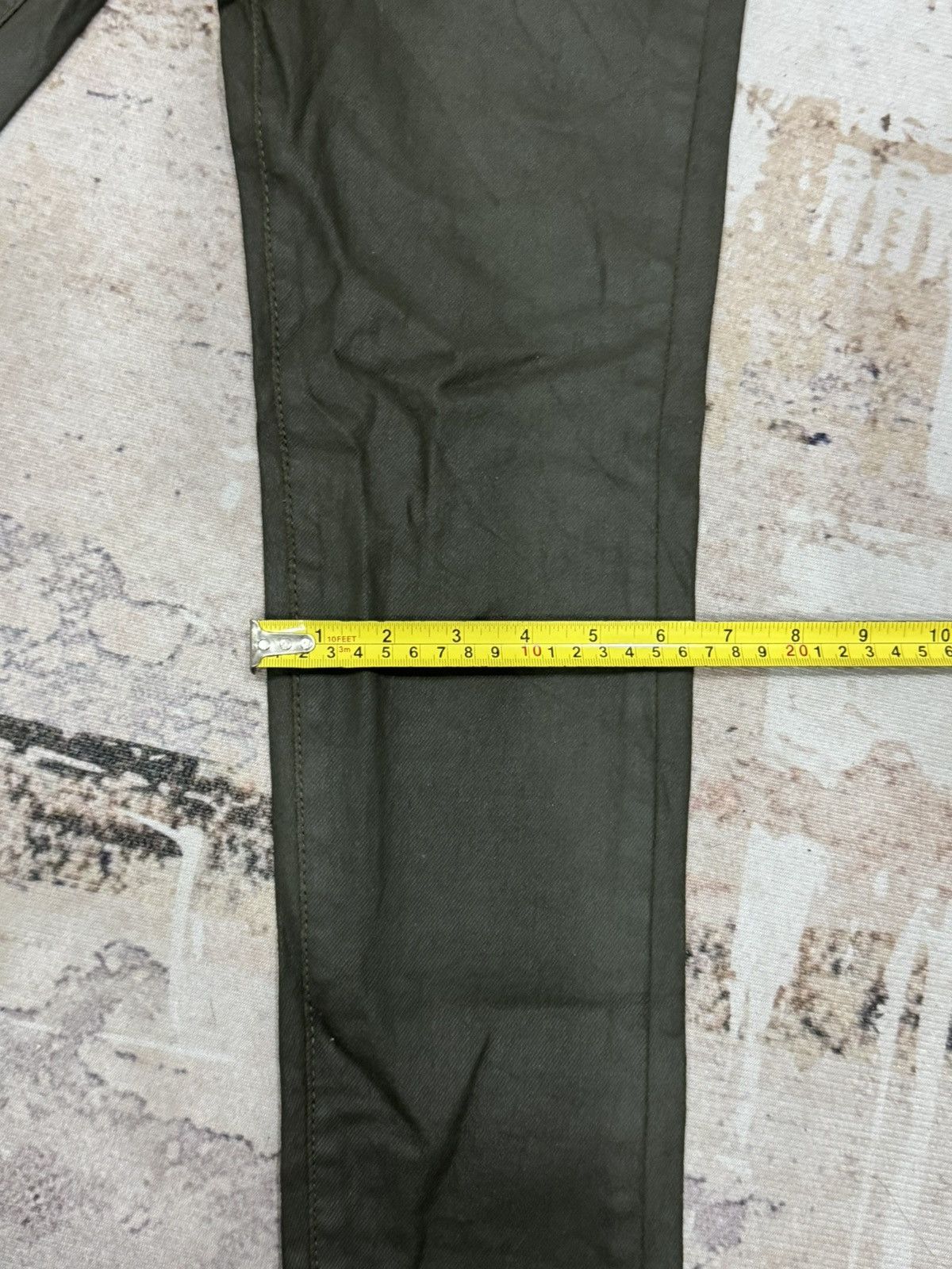 Acne Studios ACNE studio - skinny wax military green jeans Size 30" / US 8 / IT 44 - 9 Thumbnail