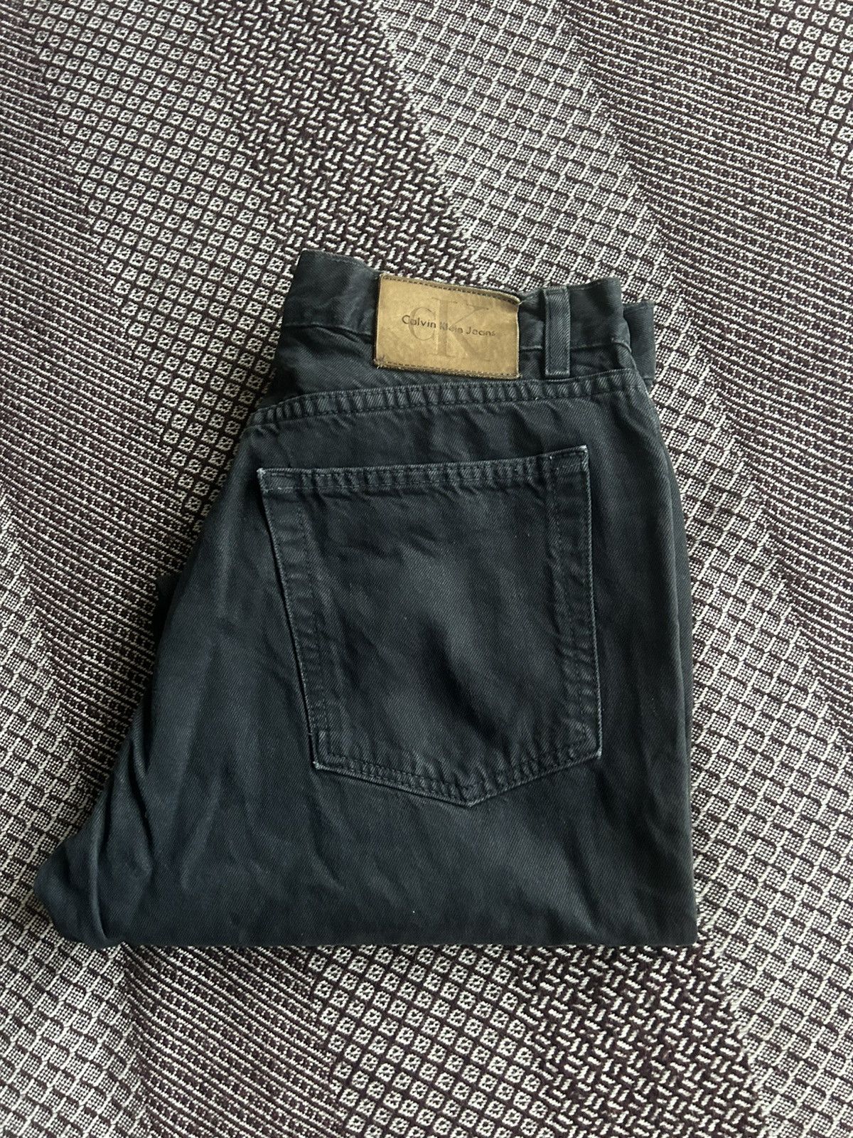 Calvin Klein Vintage Calvin Klein Denim Jeans Washed USA Thrashed Size 33 Size US 33 - 13 Thumbnail