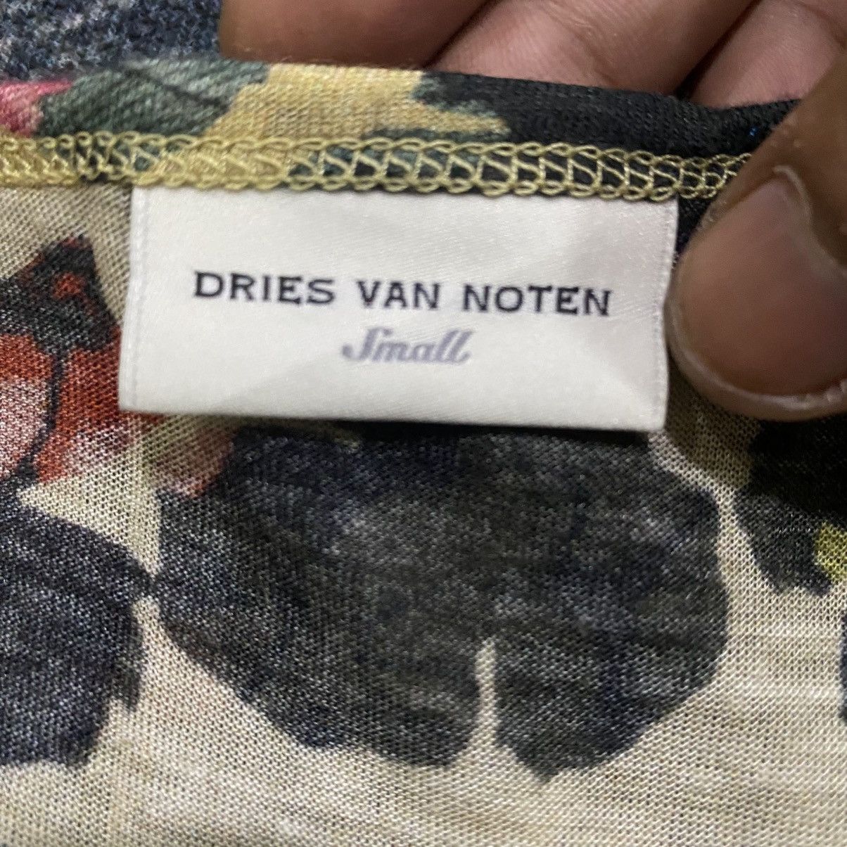 Dries Van Noten Dries Van Noten SS14 Floral Dress Asymmetric Hem Size S / US 4 / IT 40 - 18 Thumbnail
