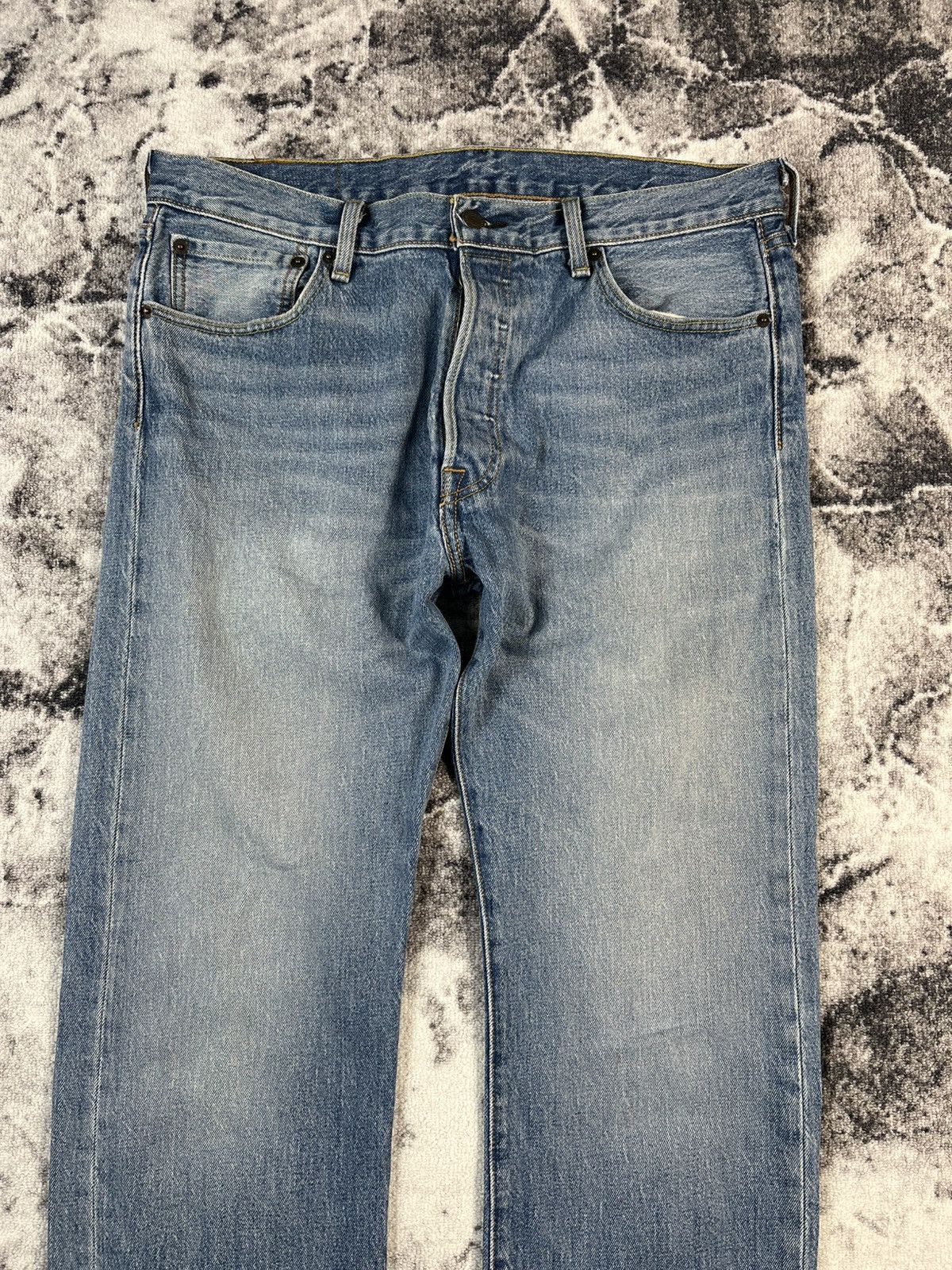 Levi's Levis 501 Vintage Blue Denim Jeans W34 L30 Made Mexico Size US 34 / EU 50 - 5 Thumbnail