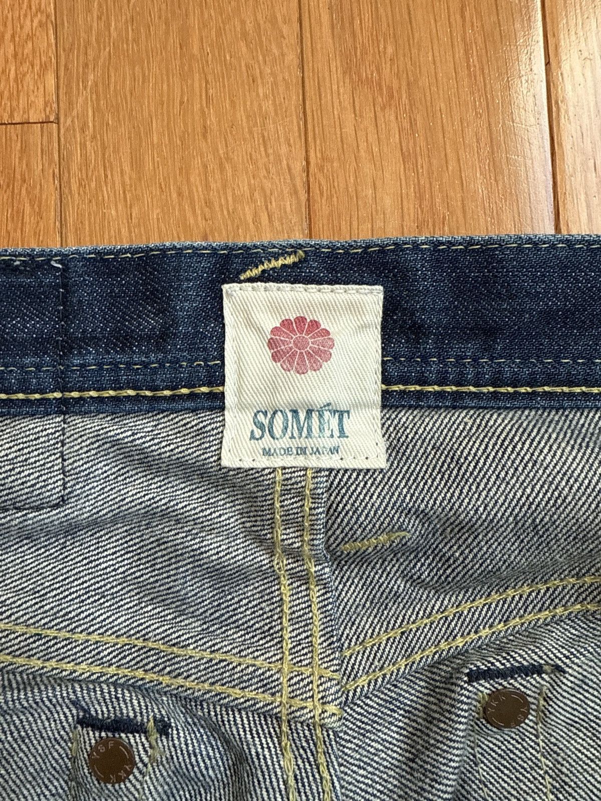 SOMET Raw Japanese Denim Jeans Size US 26 / EU 42 - 7 Thumbnail
