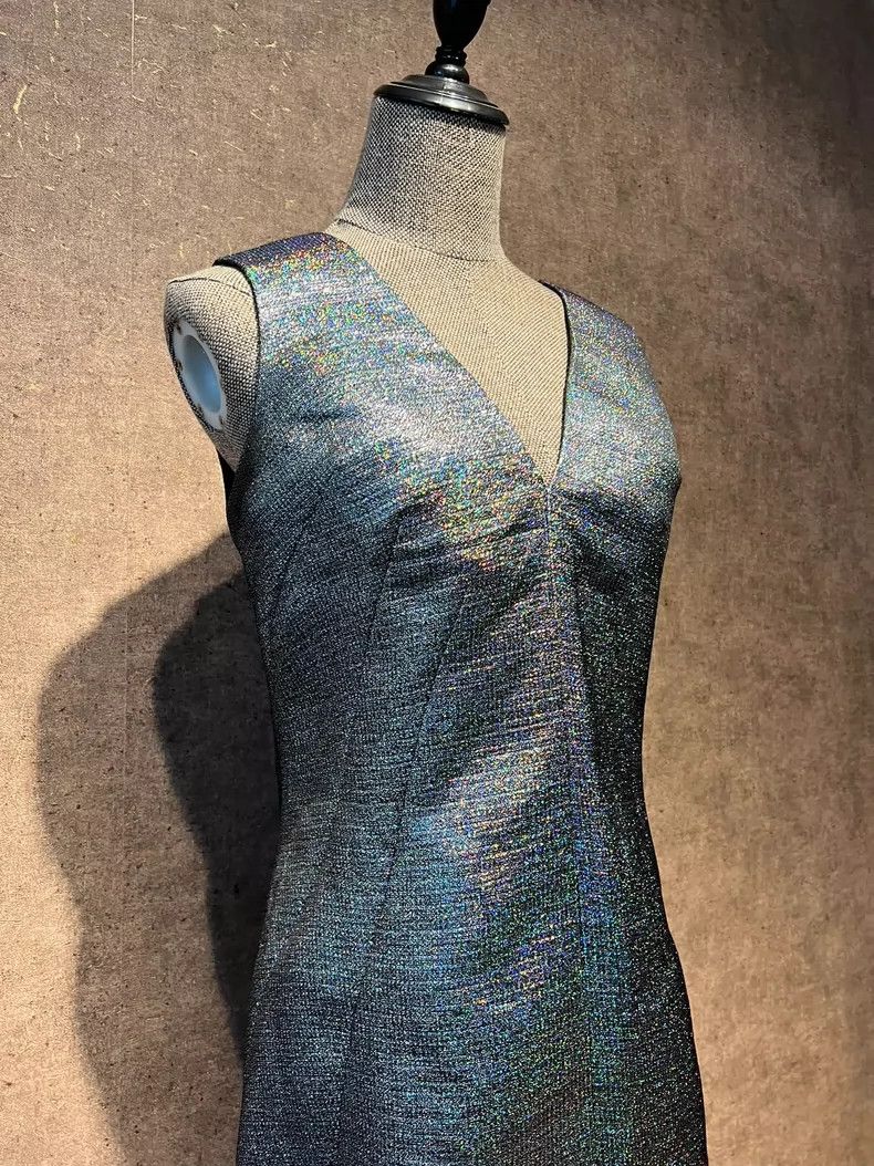 Jil Sander Jil Sander Metallic fabric dress Size XS / US 0-2 / IT 36-38 - 3 Thumbnail